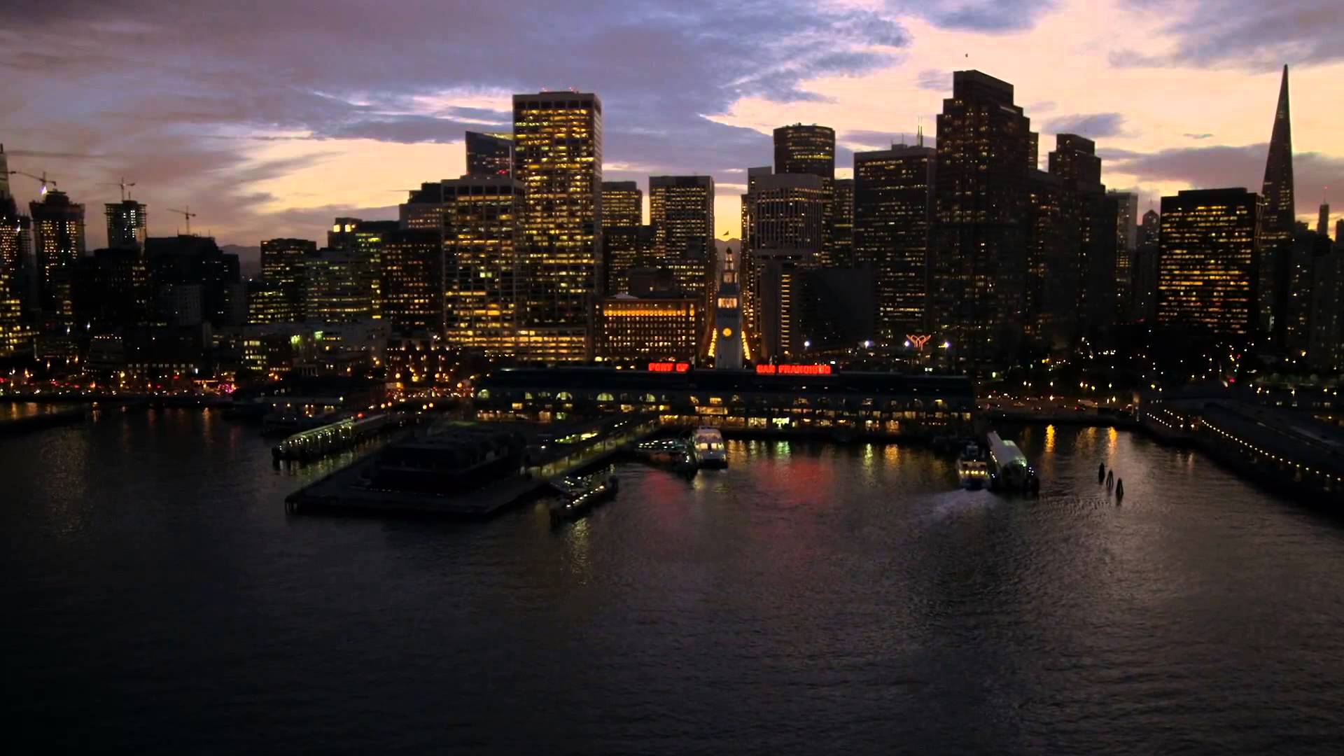 Apple TV 4 Aerial Screensaver of San Francisco (Night) +
