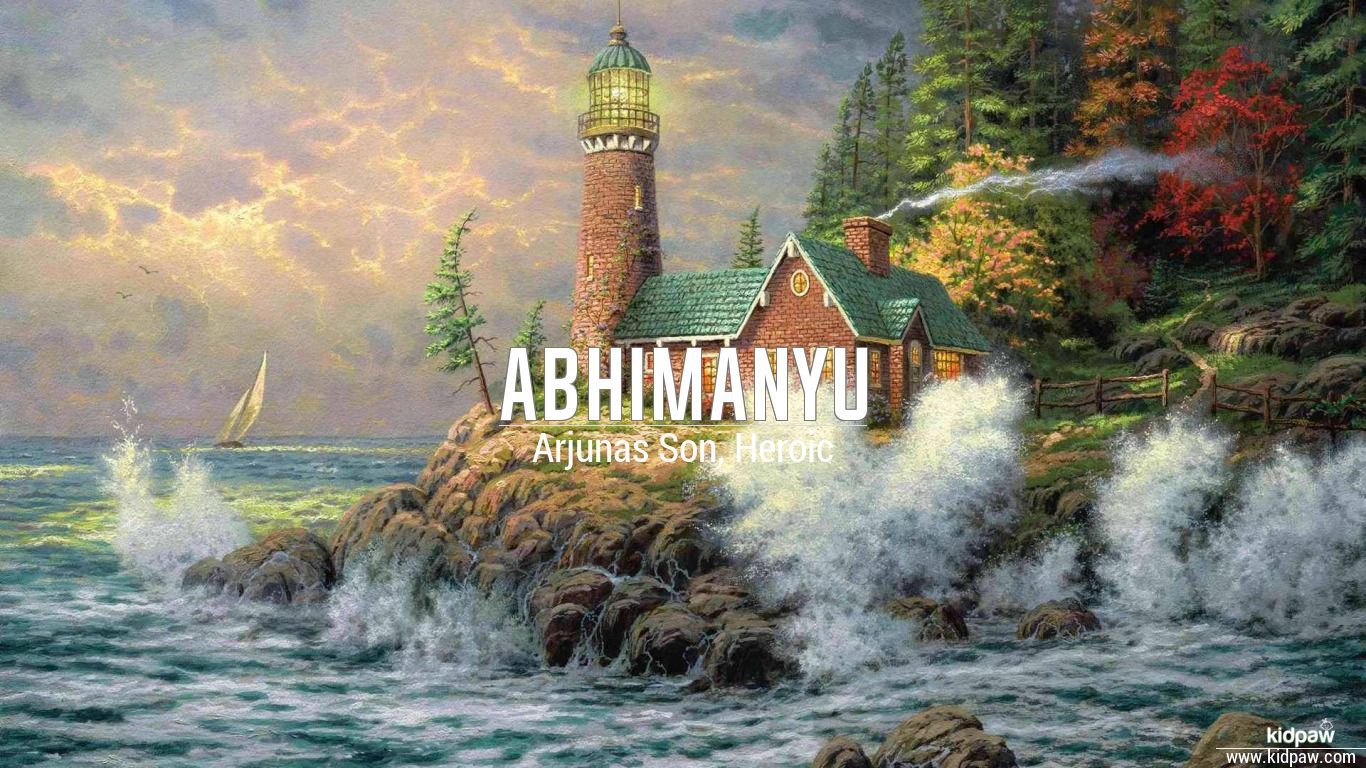 Abhimanyu 3D Name Wallpaper for Mobile, Write अभिमन्यु