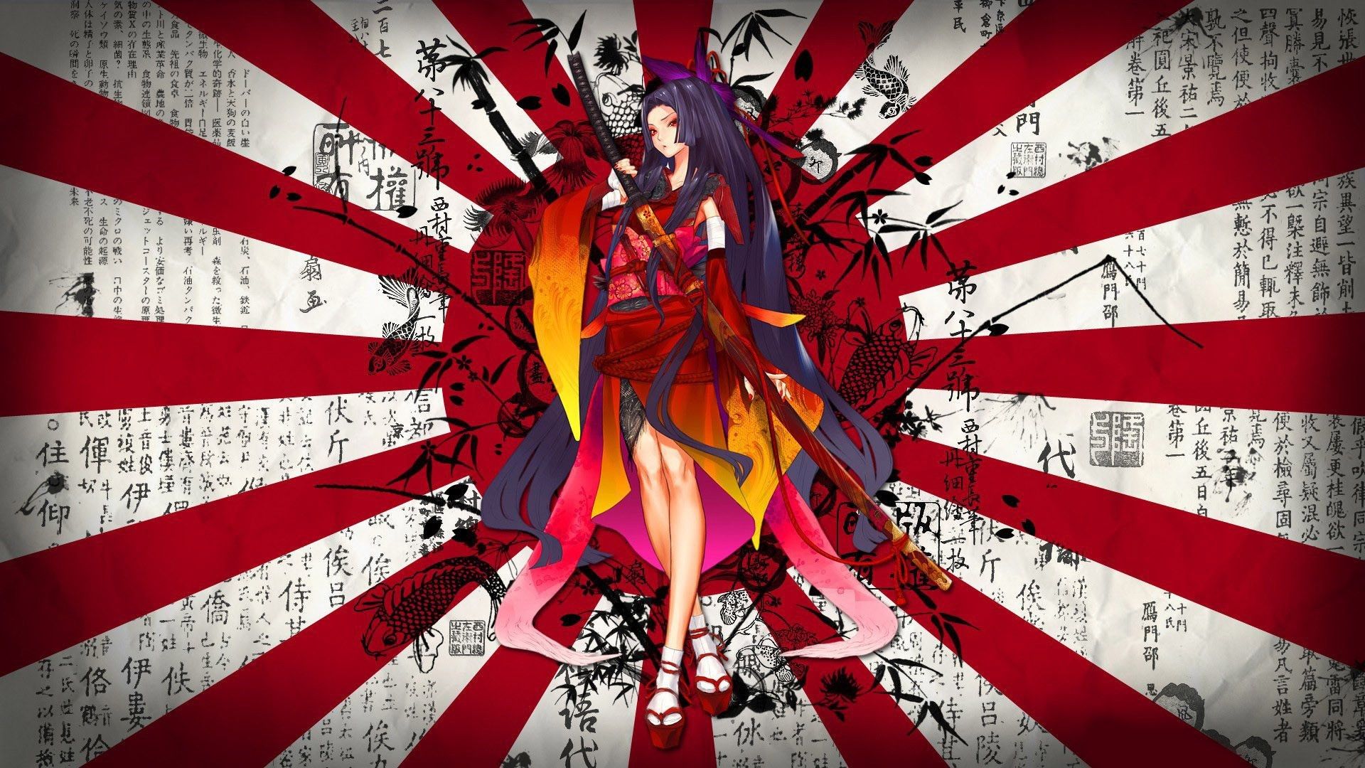 Japanese Samurai Girl HD Wallpaper Wallpaper Download