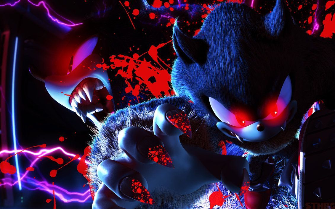 Dark Sonic The Werehog. Cartoon wallpaper, Sonic, Sonic unleashed