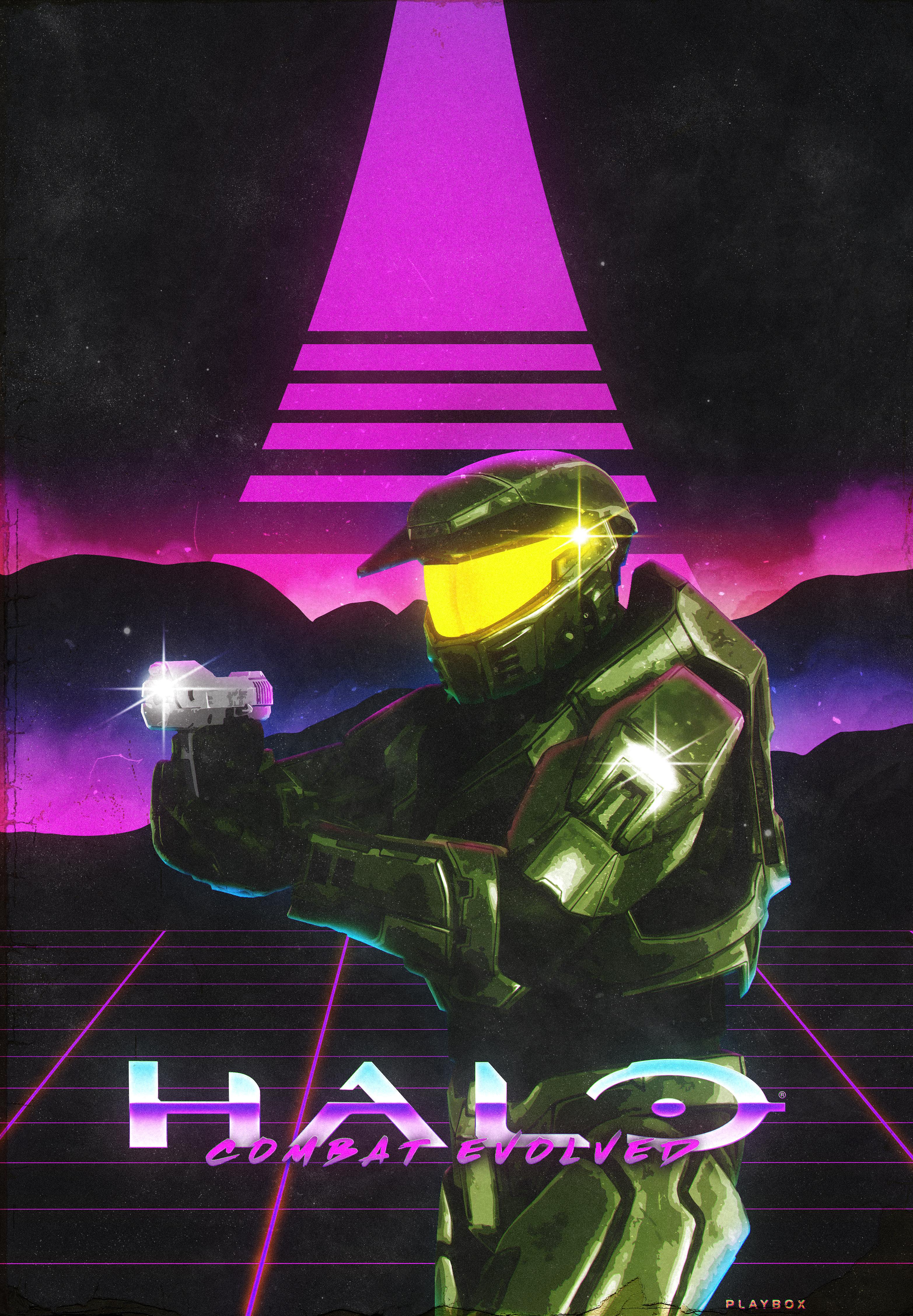 80's Halo CE Poster