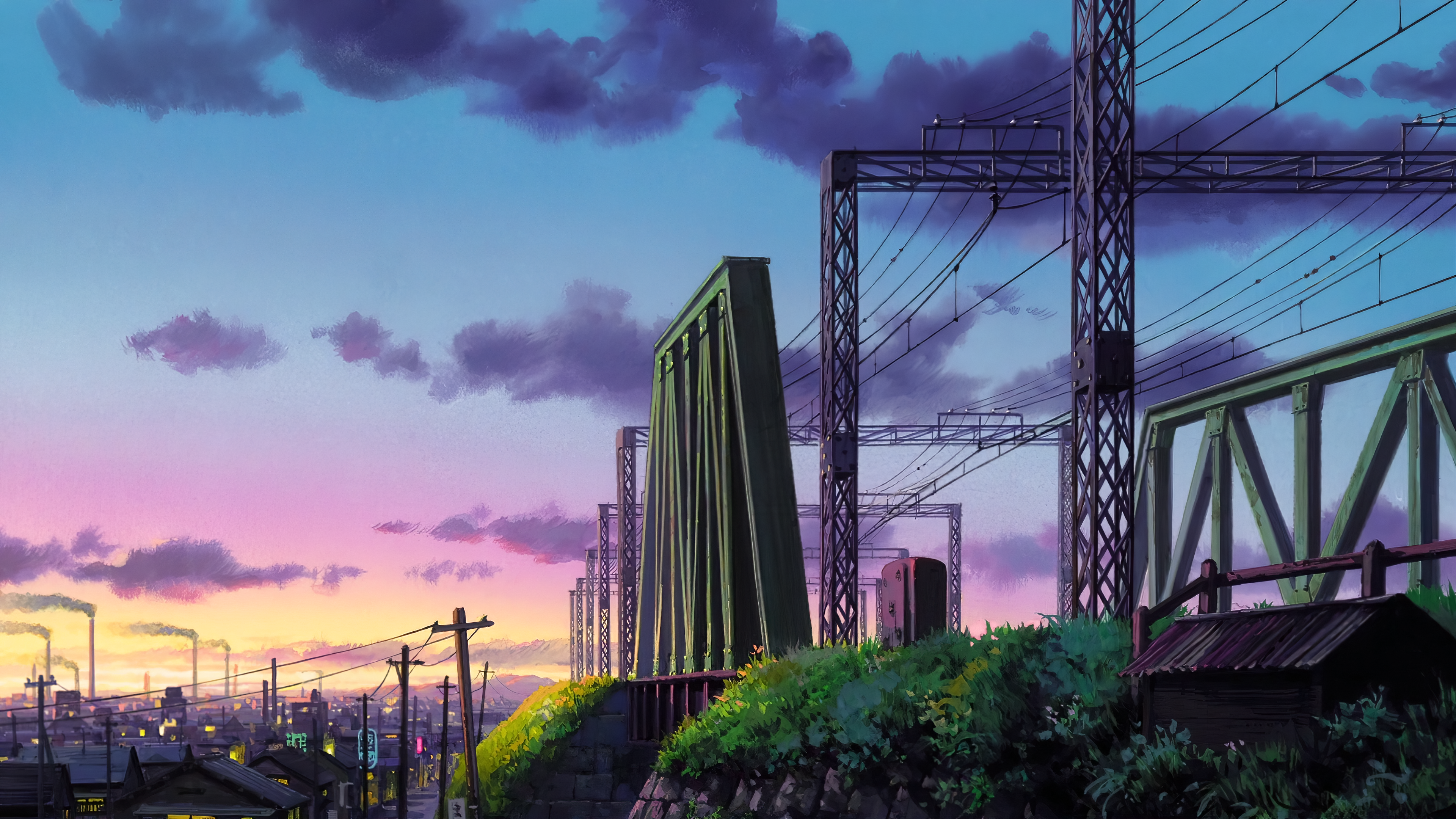 Railway Overlook (From Up on Poppy Hill) [3840x2160]