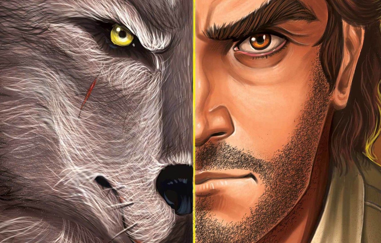 Wallpaper look, wolf, The Wolf Among Us, Bigby, fables