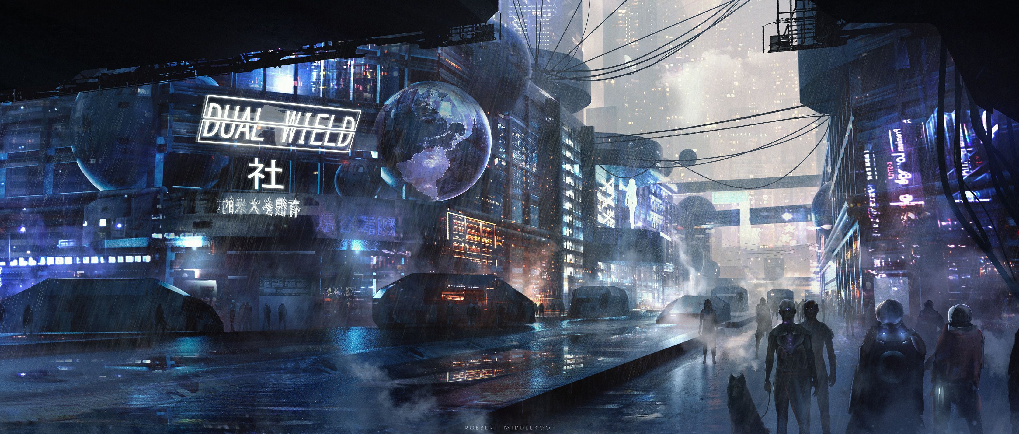 Scifi City Futuristic, HD Artist, 4k Wallpaper, Image