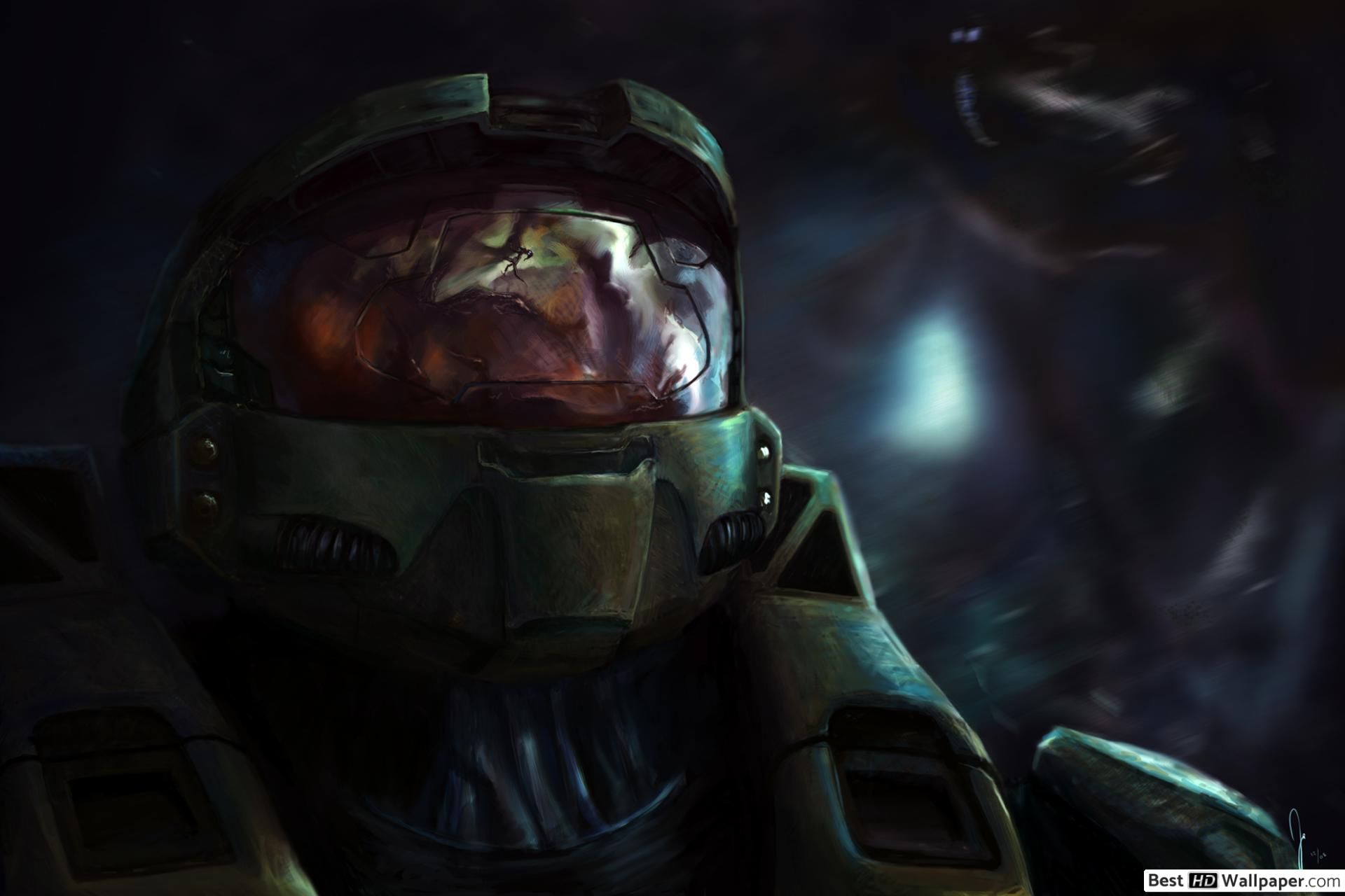Halo: Combat Evolved game in armor HD wallpaper download