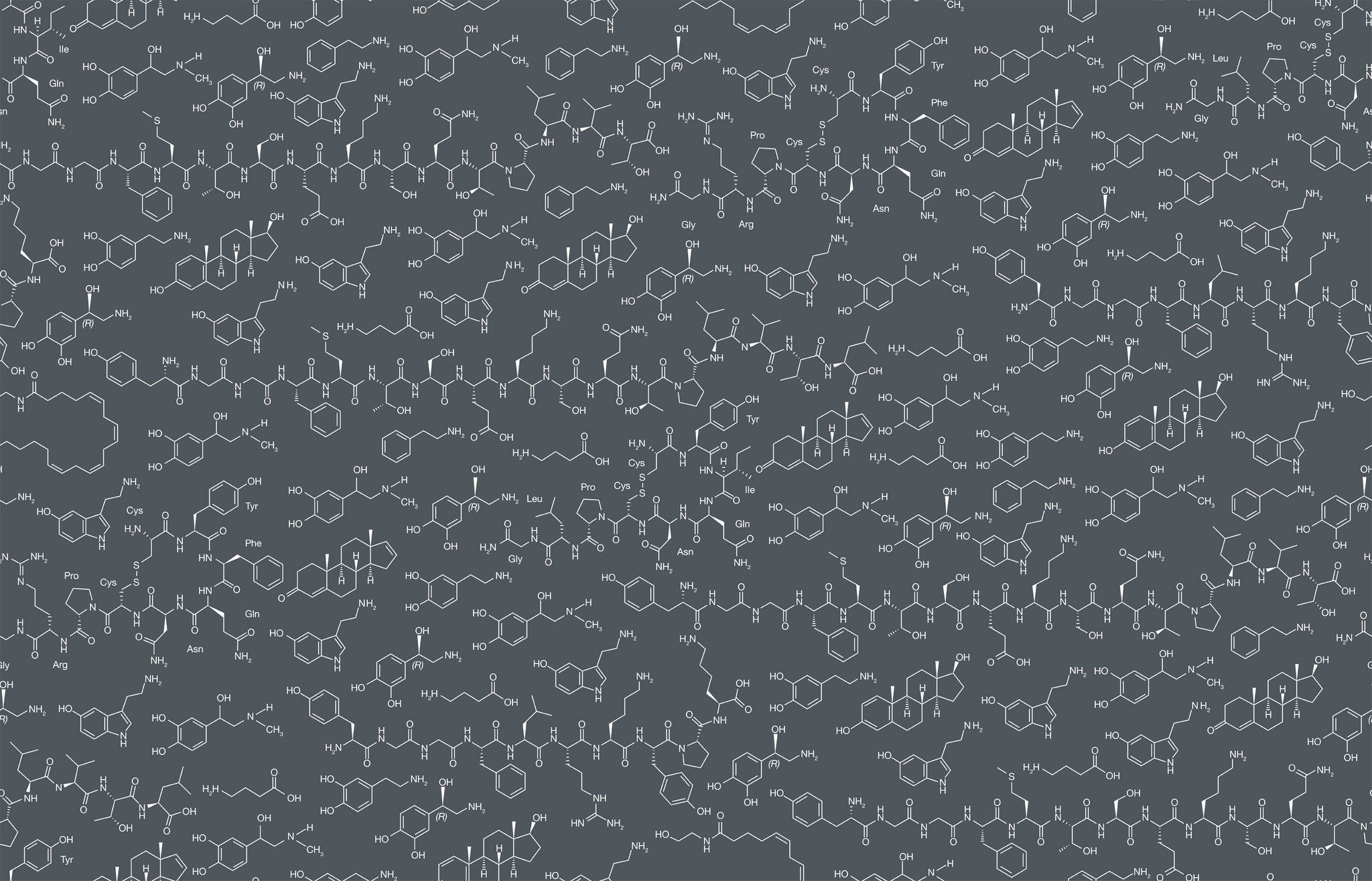 Love Molecules Wallpapers in Chalk design by Aimee Wilder – BURKE DECOR