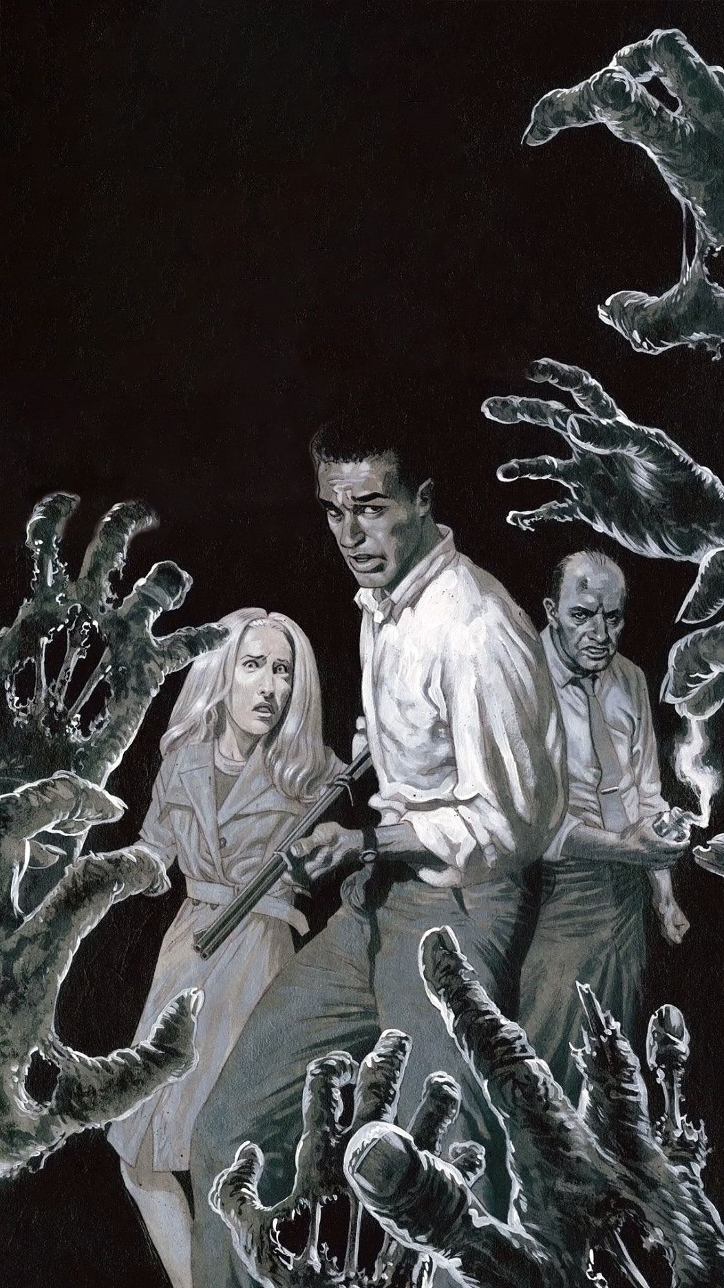 Night of the Living Dead Phone Wallpaper. Movie poster art