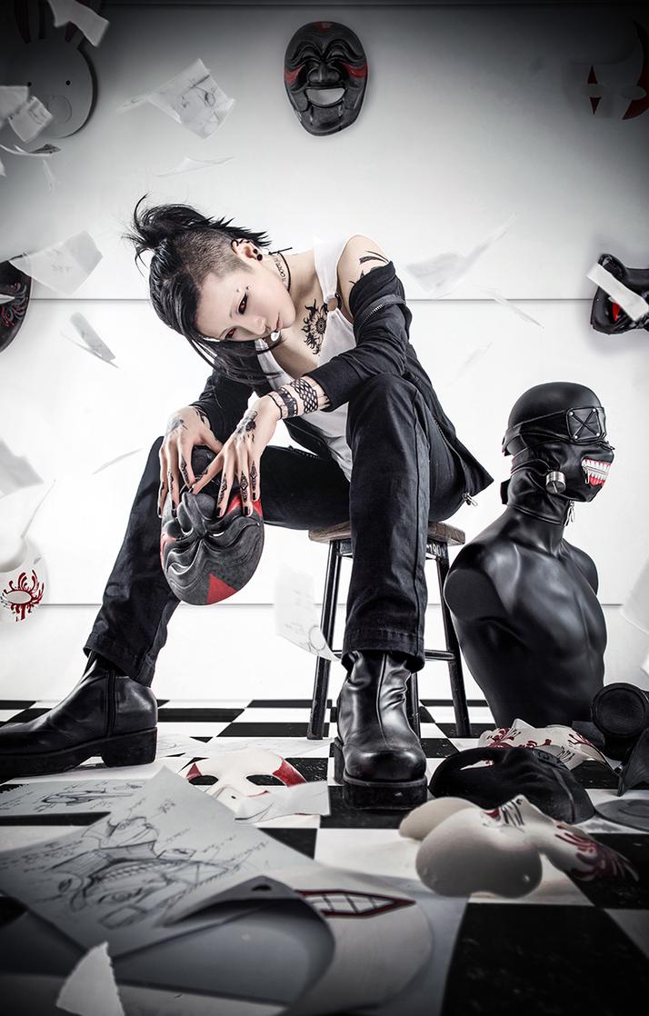 Wallpaper Anime: Tokyo Ghoul Uta cosplay