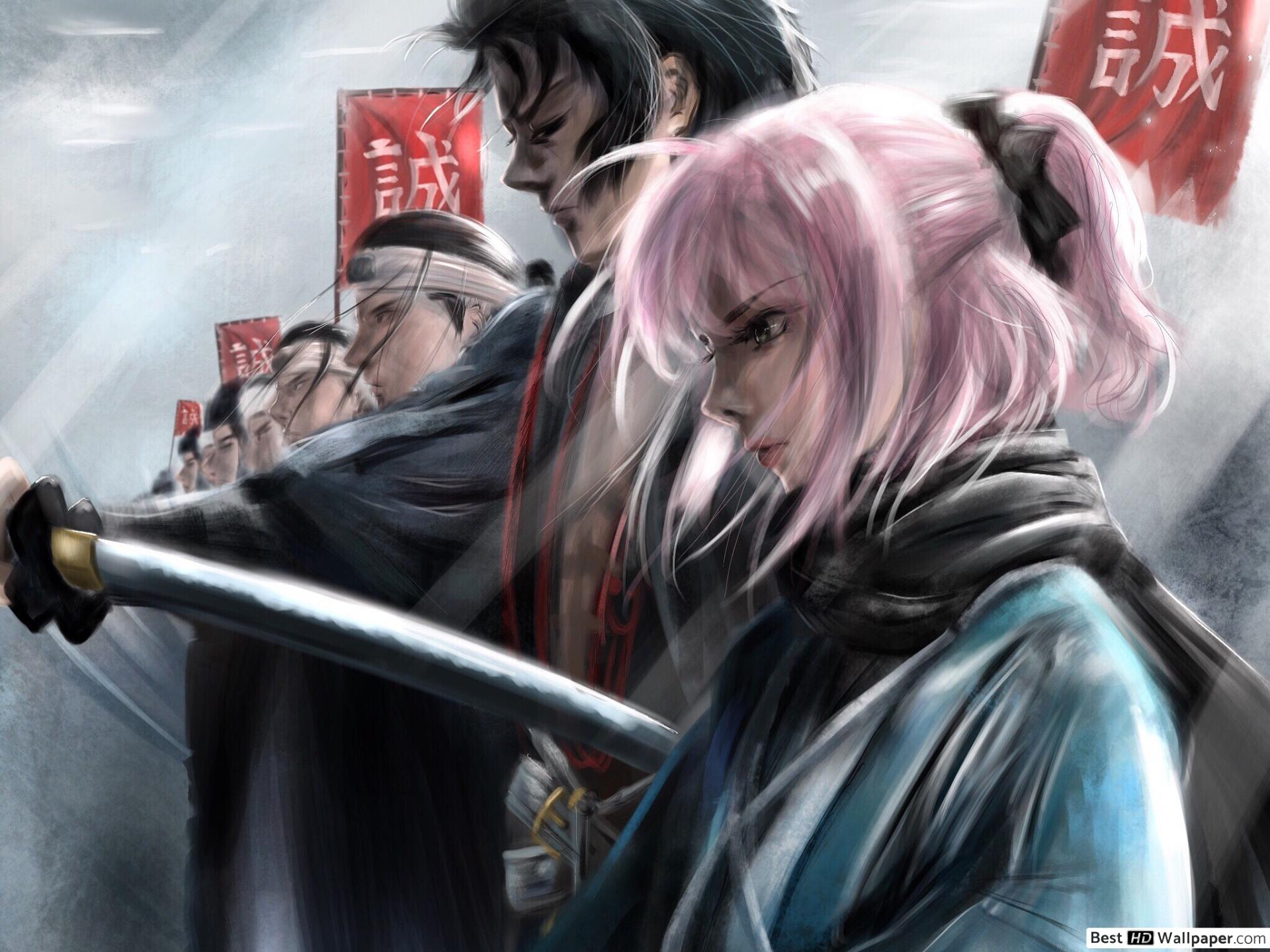 Fate Grand Order Toshizo & Okita Souji HD Wallpaper Download