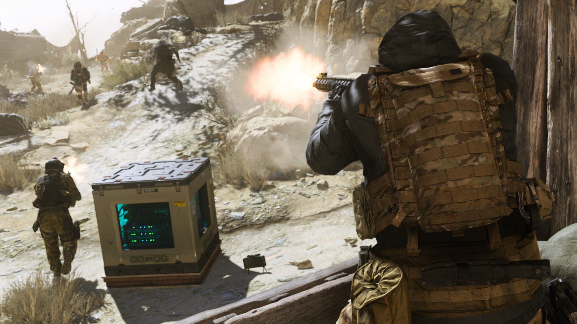 COD Modern Warfare: new image with vehicles, soldiers, weapons and multiplayer scenarios