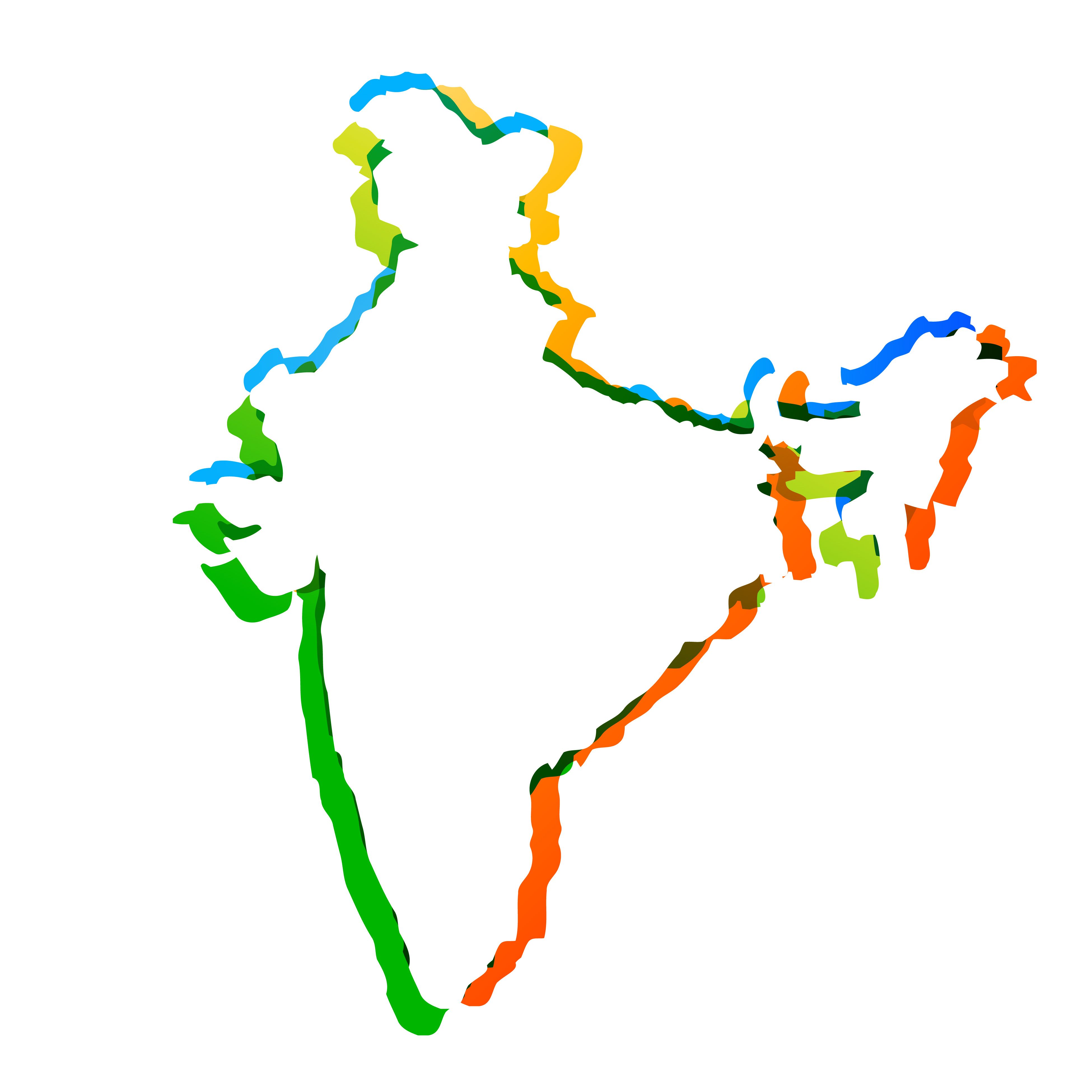 vector indian map Free Vectors, Clipart Graphics