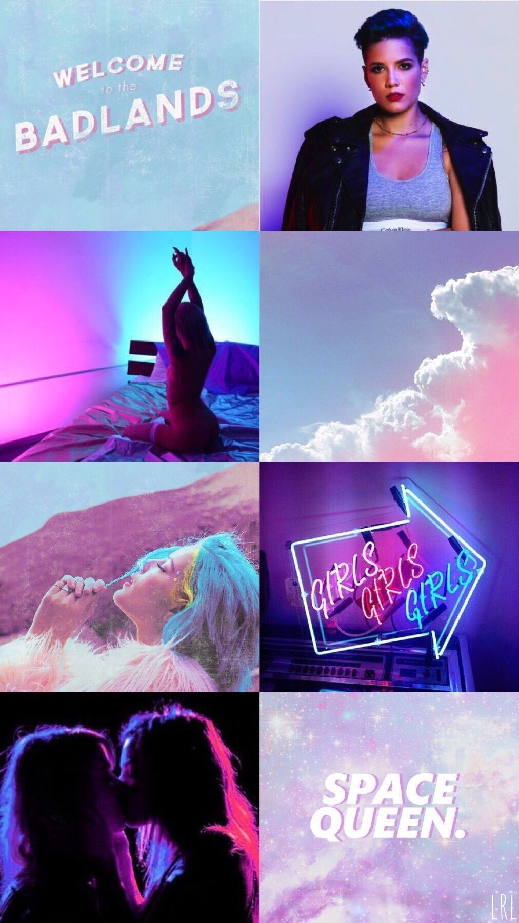 halsey blue and pink aesthetic. Pink aesthetic, Creative