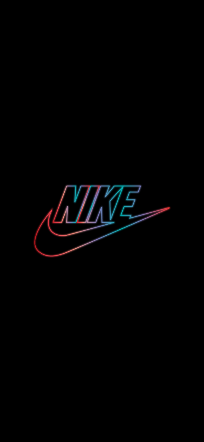 Nike neon oled black wallpaper