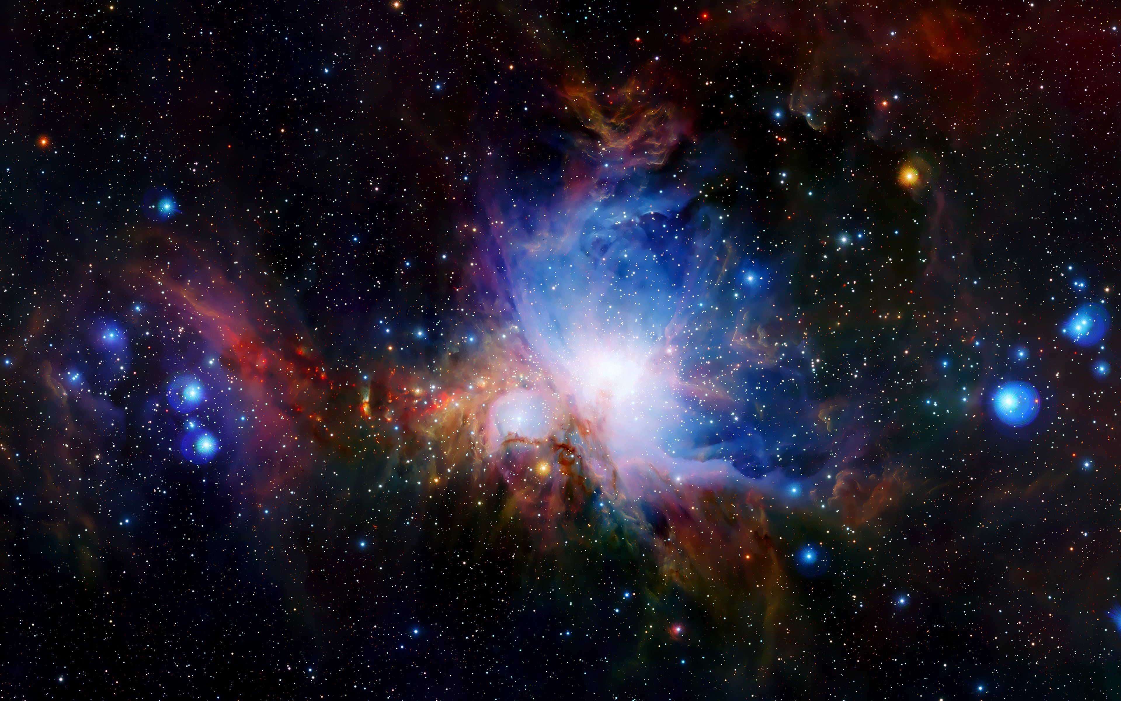 Colorful Galaxy Wallpaper Desktop Background #o0f. Orion nebula