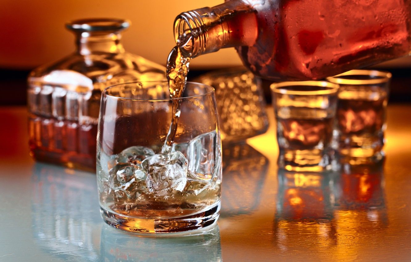Wallpaper glass, glasses, alcoholic beverages image for desktop