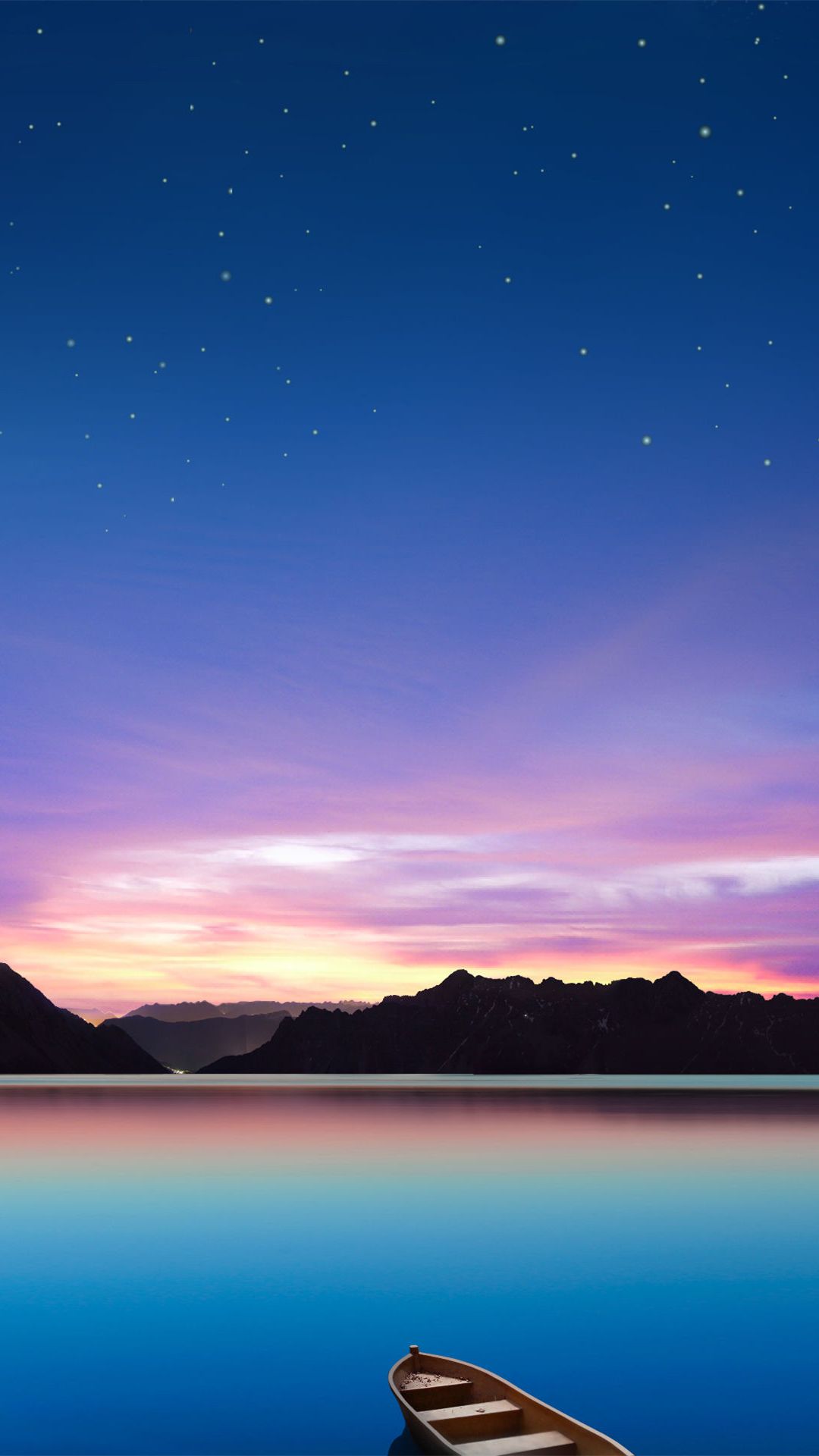 Wonderful Lake Night #iPhone #plus #Wallpaper. Landscape wallpaper, iPhone 6 wallpaper background, Nature wallpaper