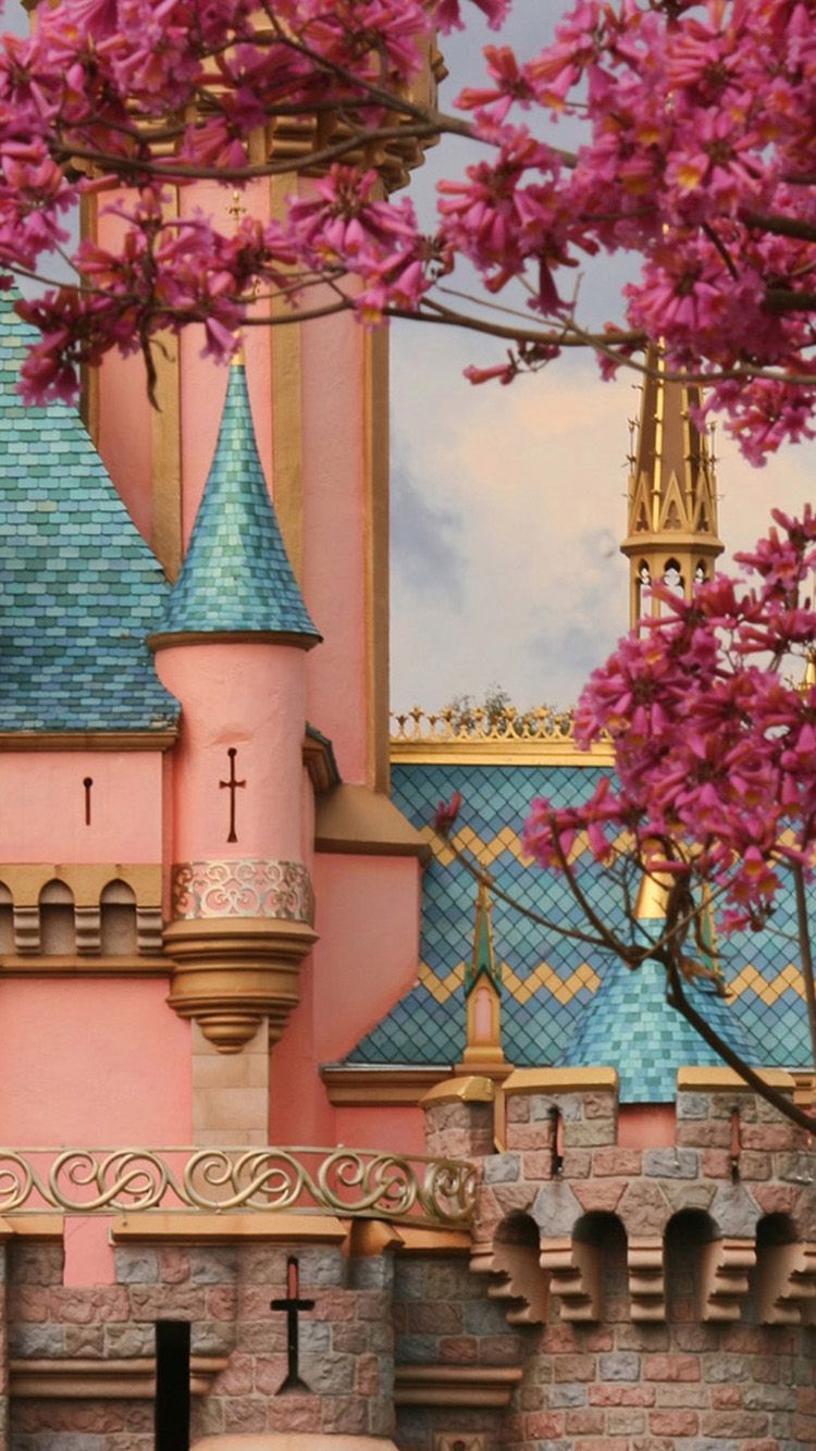 Free download Beautiful Castle Springtime iPhone 6 Wallpaper HD