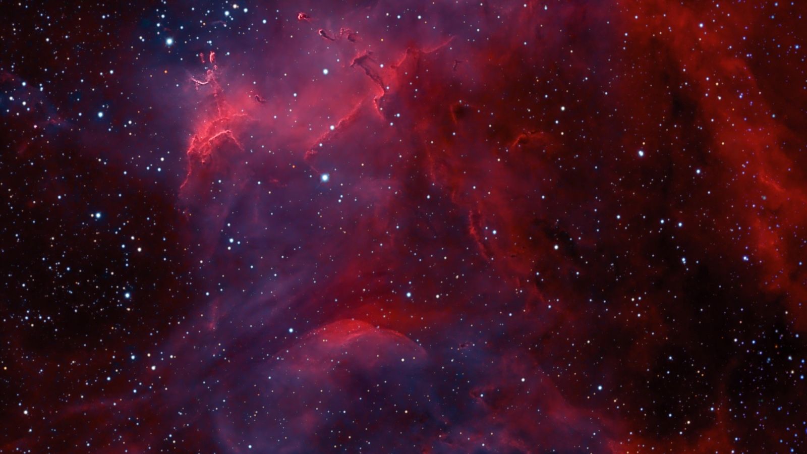 4K Nebula and Stars 1600x900 Resolution Wallpaper, HD