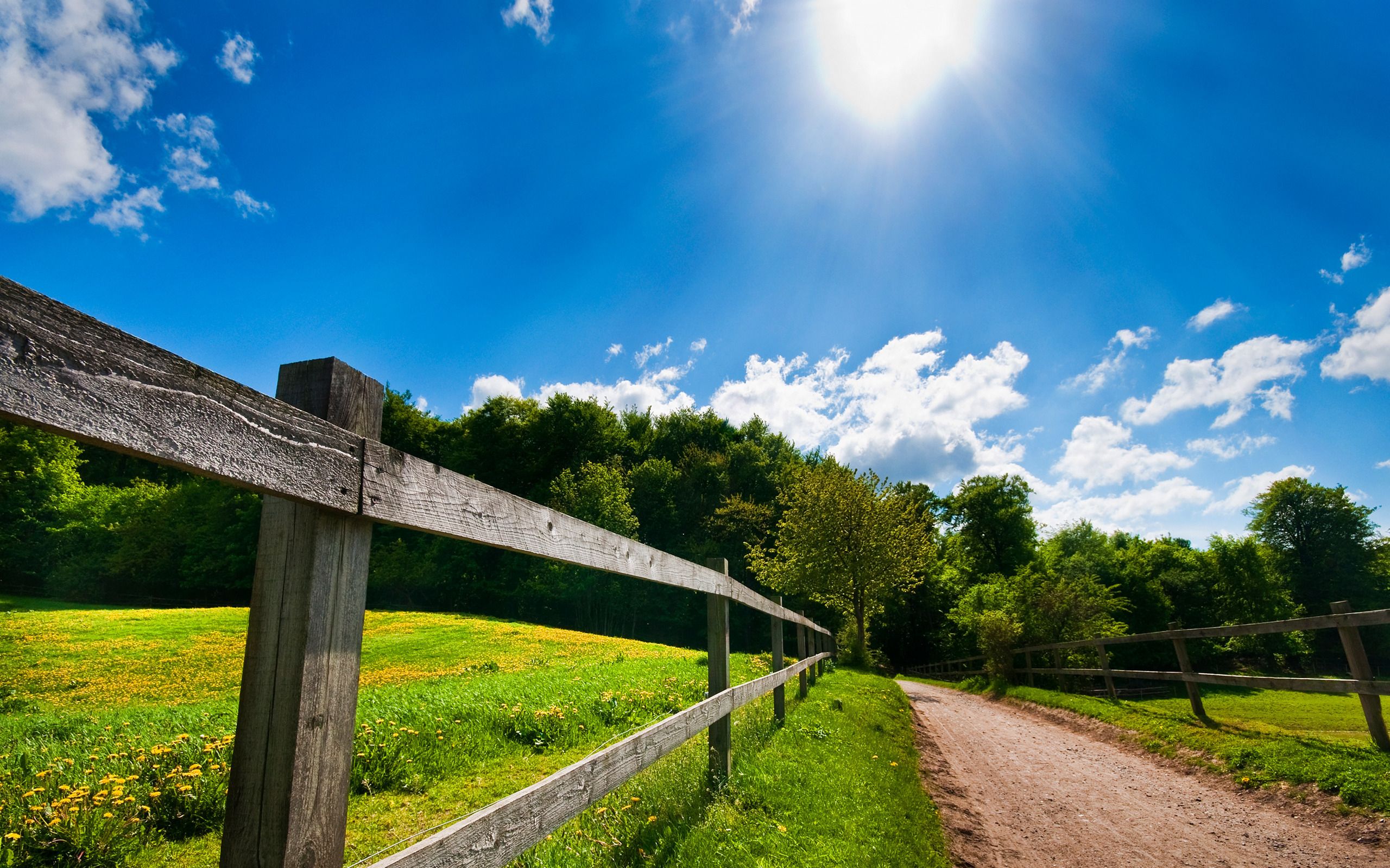 Farm Desktop Background. Beautiful