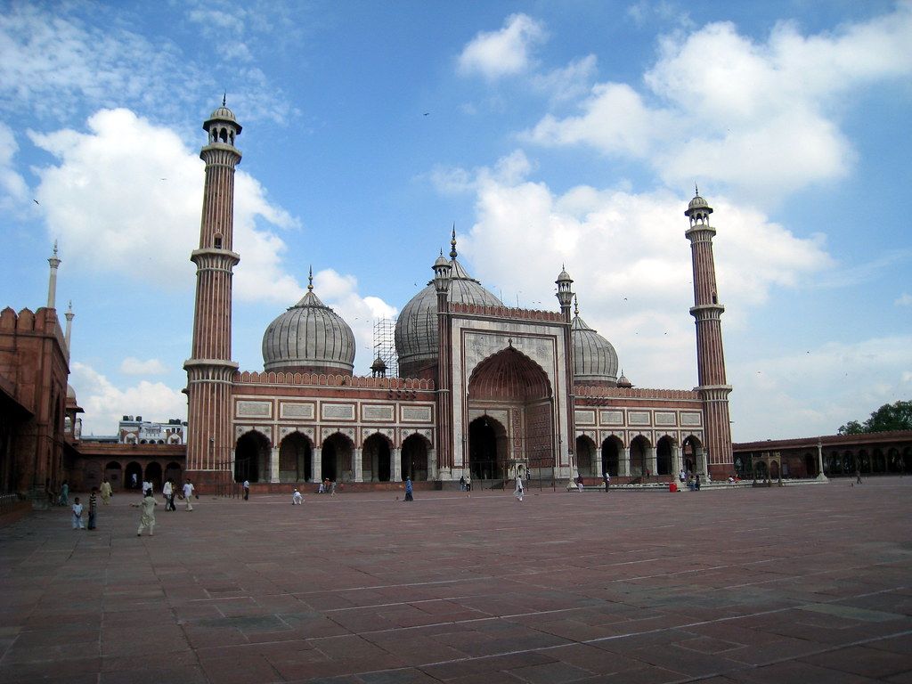 Jama Masjid( The Friday Mosque), Delhi. The Masjid I Jahān