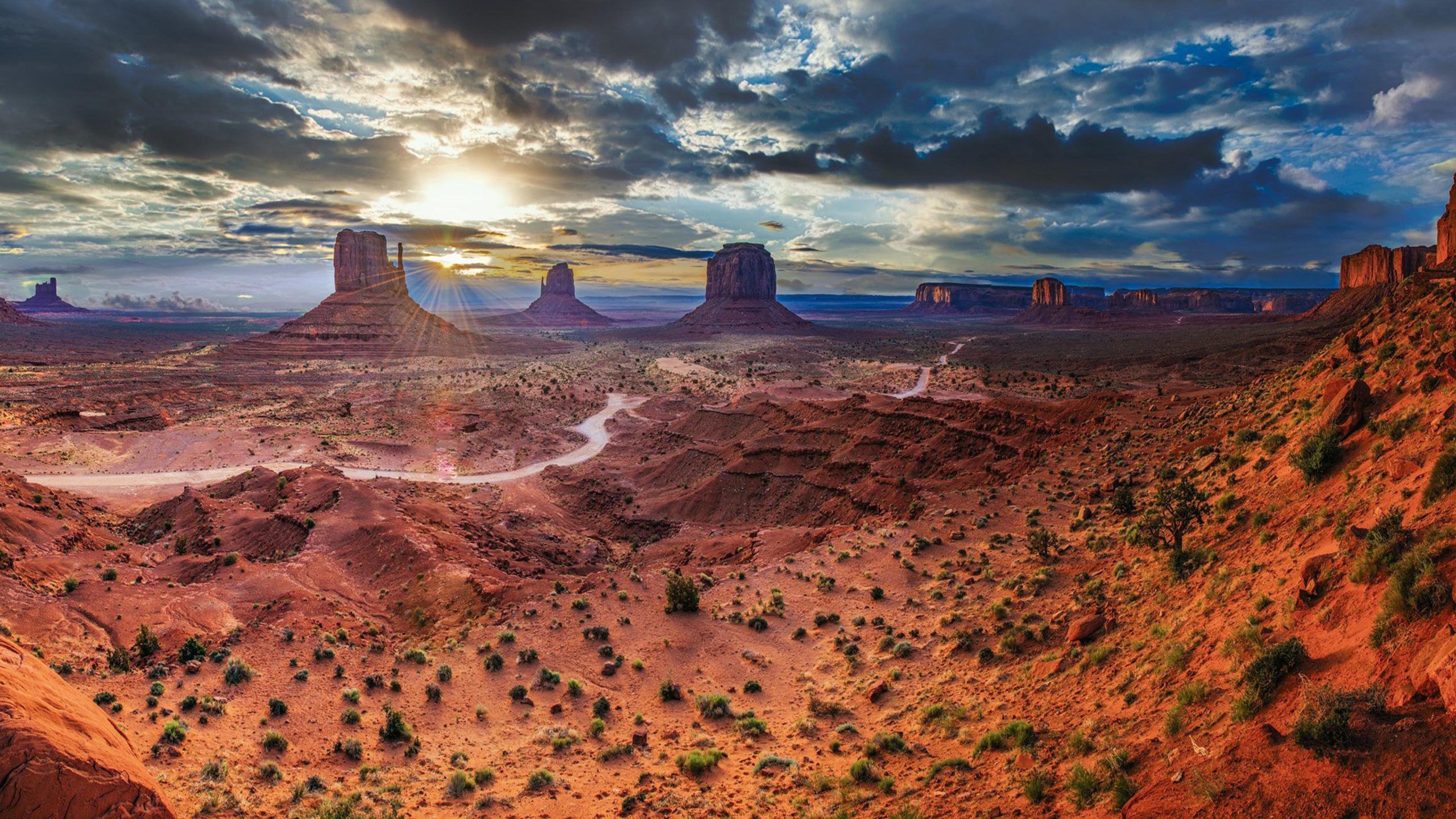 Monument Valley Navajo On The Border Of Utah And Arizona Usa