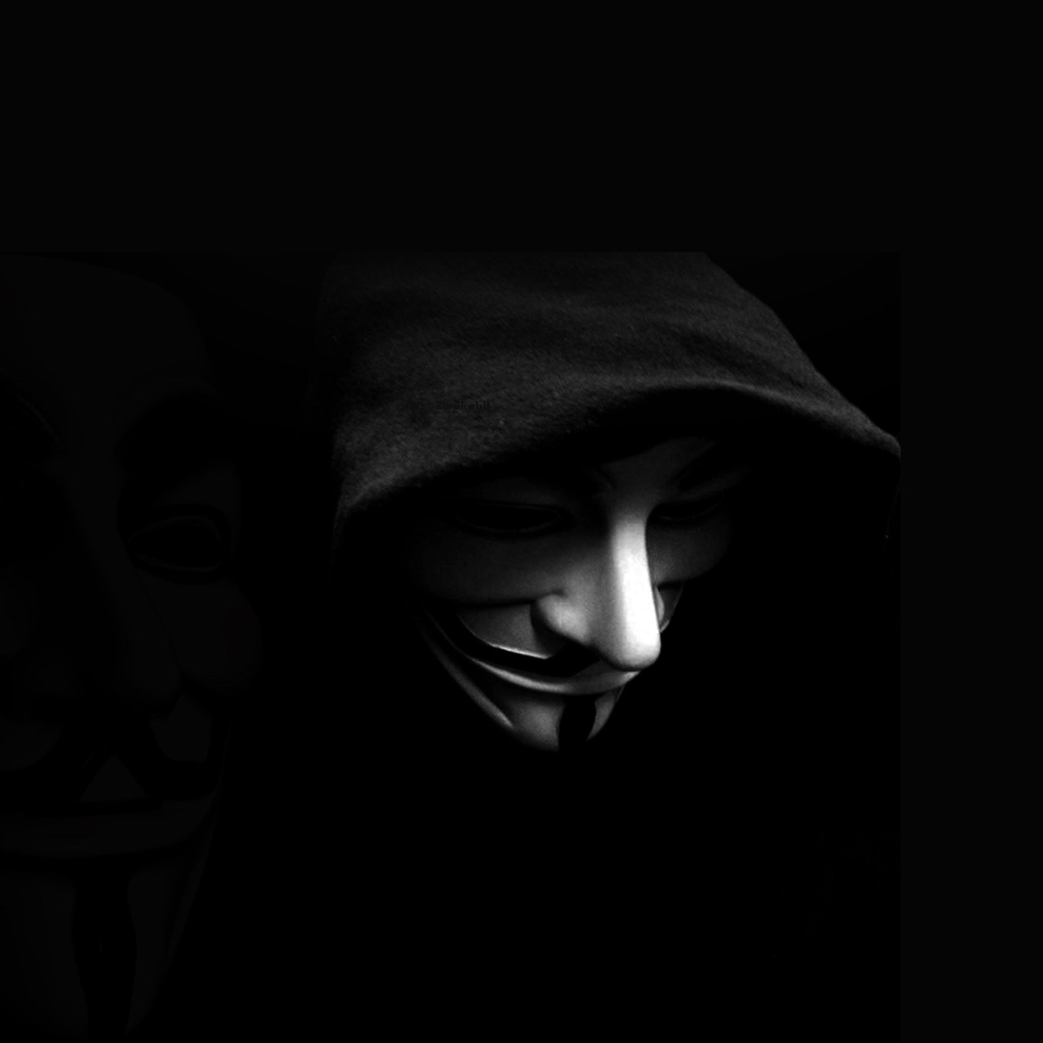 Hooded Man Wallpaper 4K, Shadow Figure, Anonymous, Hacker, #5917