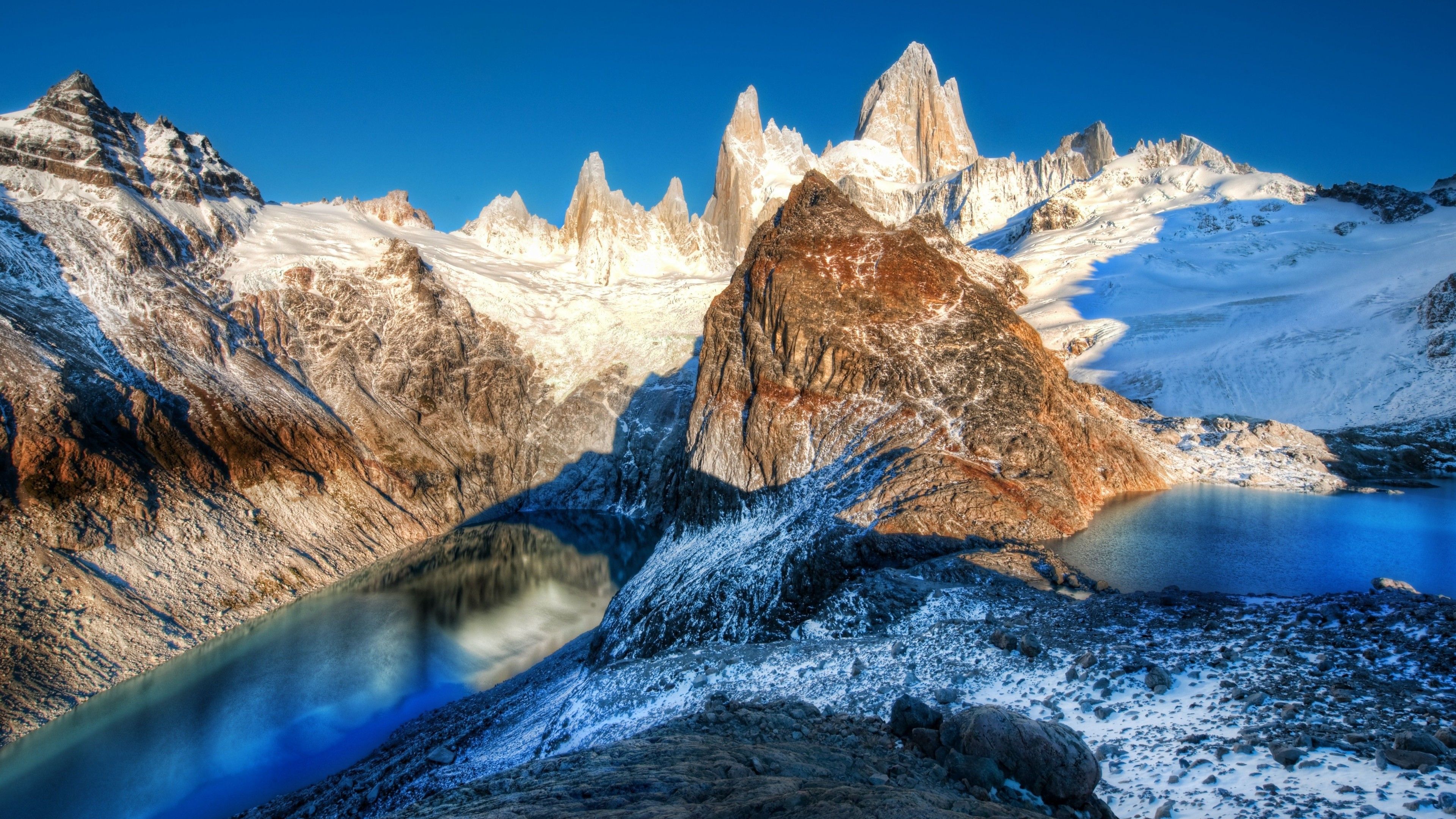 Wallpaper Andes, 4k, 5k wallpaper, Argentina, mountain, lake, travel, tourism, Nature
