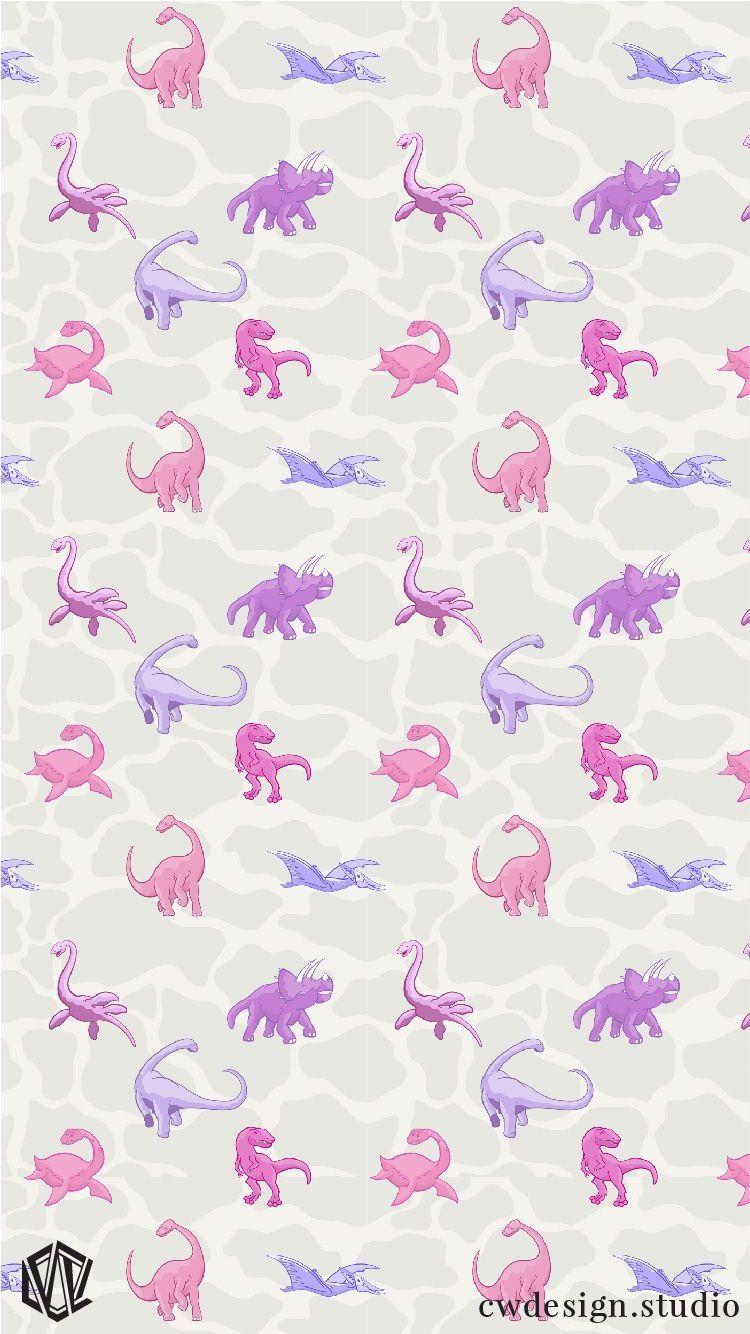 Dinosaur Design for Girls Princess awesome. Pink Dinosaurs. Dinos