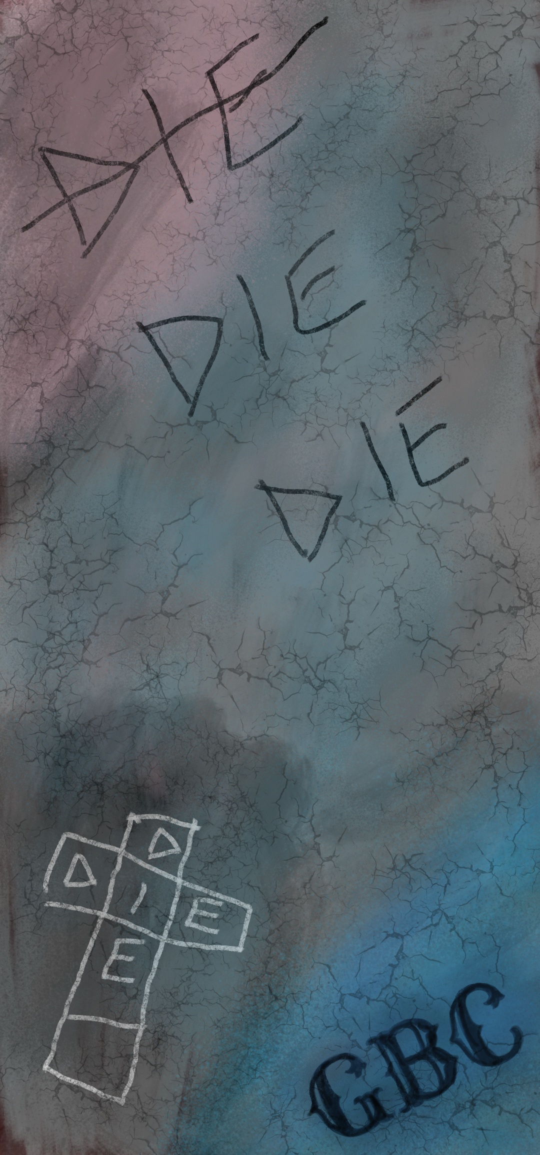 I made this mobile wallpaper based on the never say die jacket, I