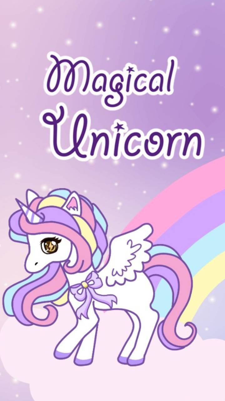 Magical unicorn wallpaper