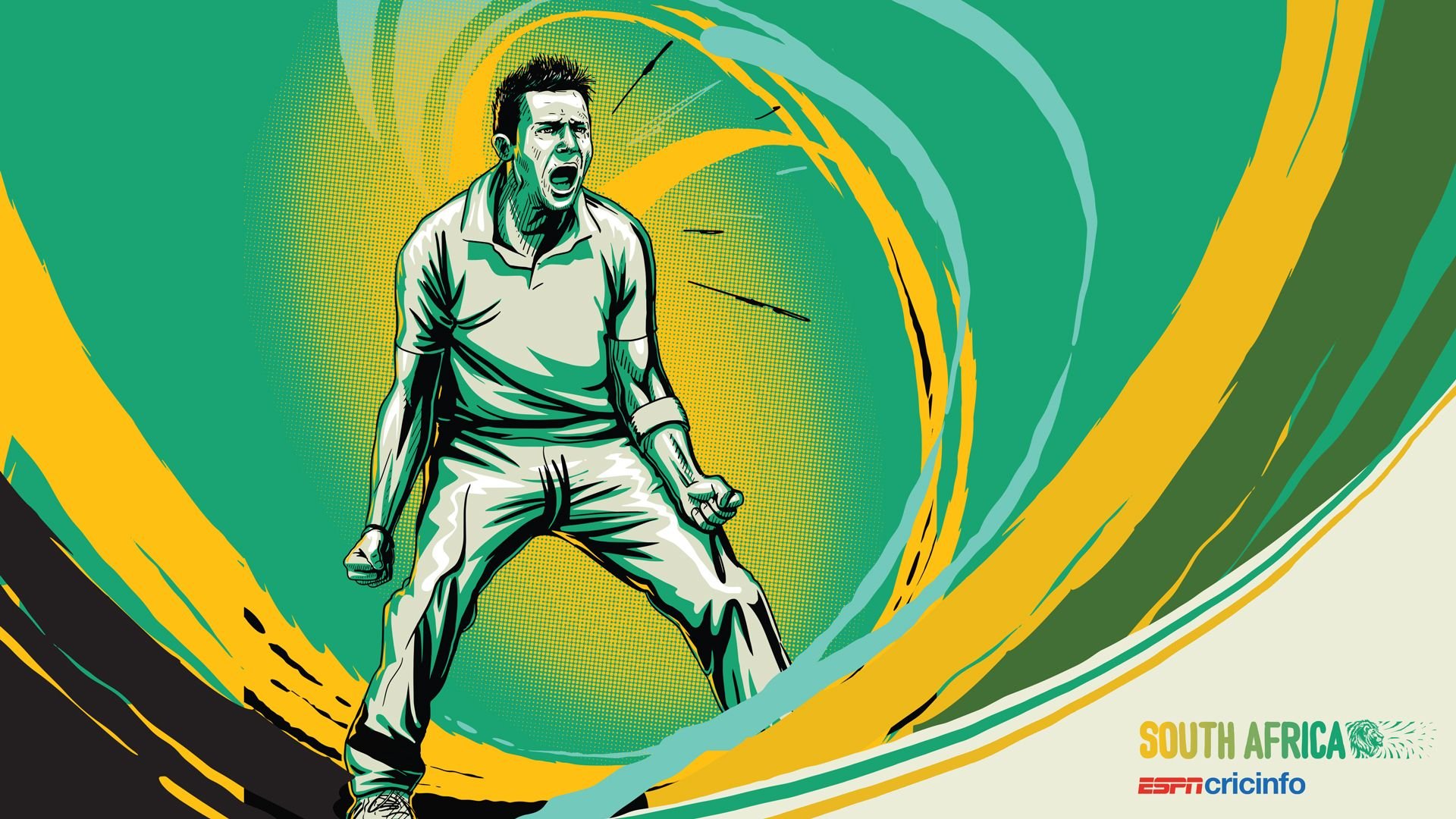 South Africa Cricket Team Zoom Background 3