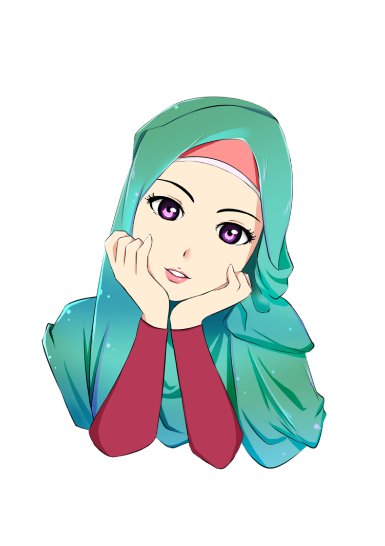 Thumb Image Cartoon Hijab Girl
