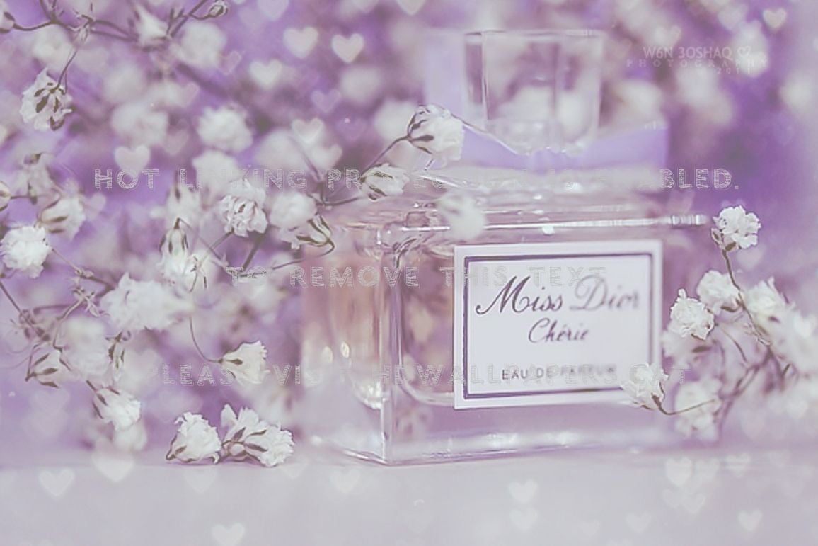 miss dior perfume soft flowers abstract
