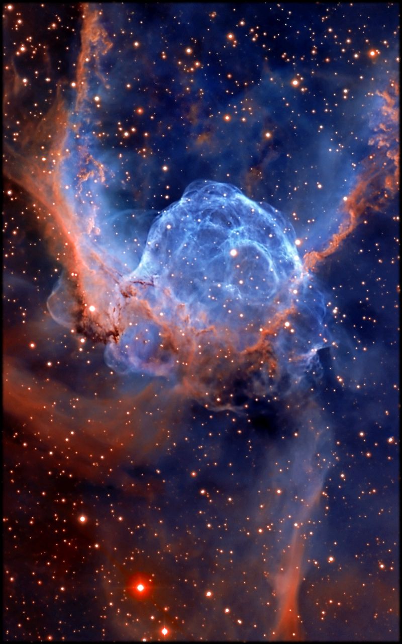 NGC 2359 Thors Helmet By Daniel Lopex & Rafa Barrena 4K Mobile
