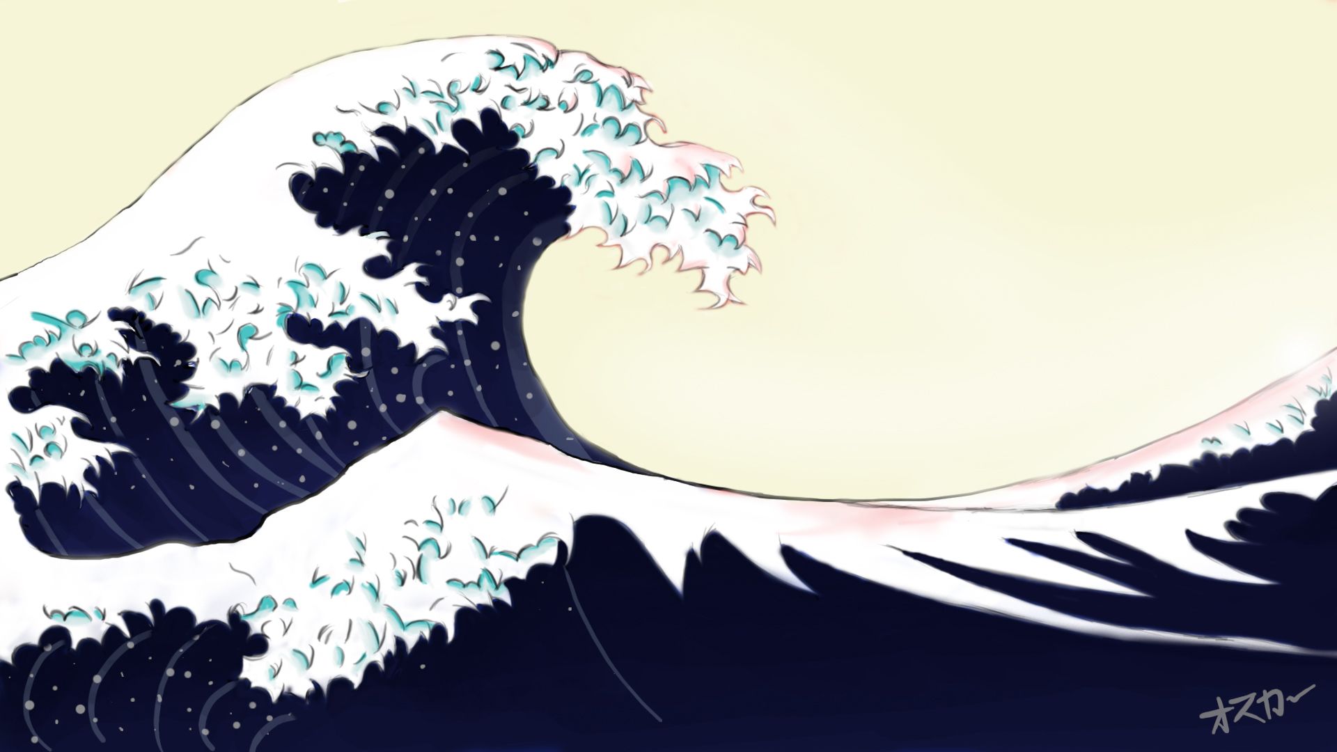 Japanese Wave Wallpaper Free Japanese Wave Background