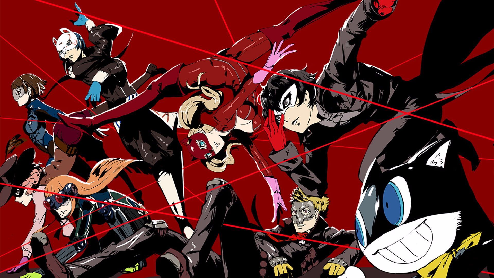 anime characters digital wallpaper Persona 5 Persona series