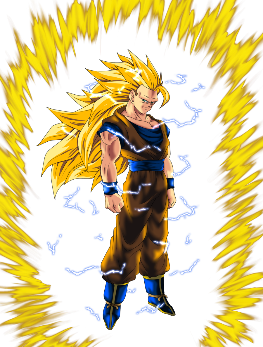 Free download Super Saiyan 3 Goku by TheHaveorc [900x1188]