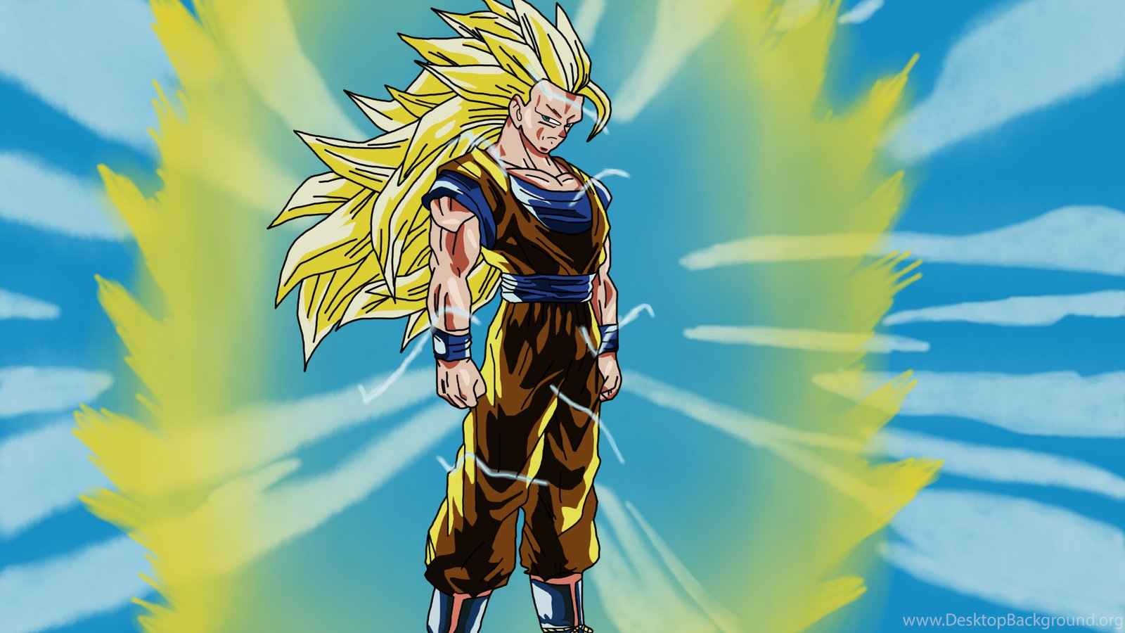 Goku Saiyan 3 Transform Live Wallpaper