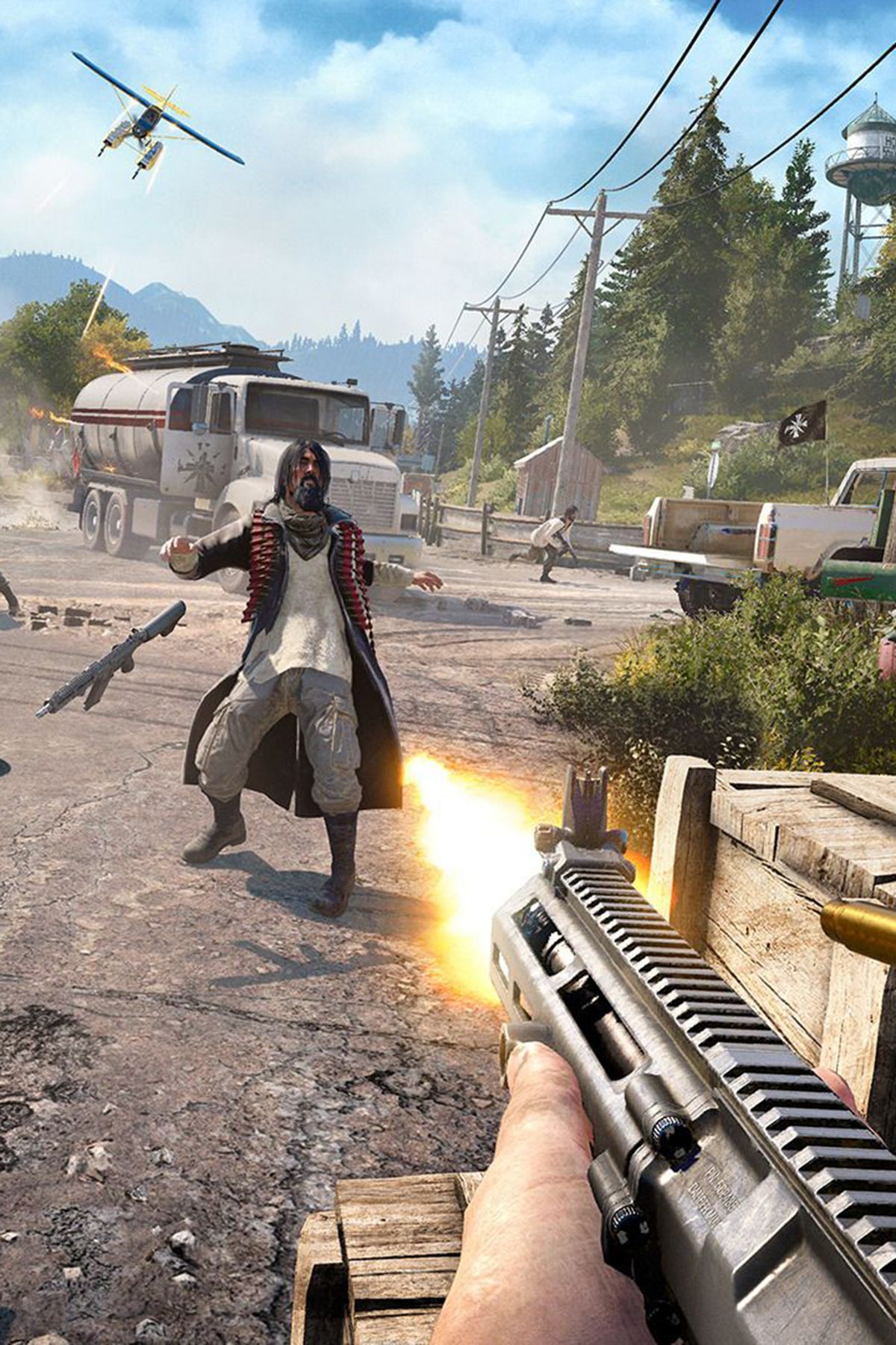 PUBG player fighting dog survive mobile wallpaper. Mobile