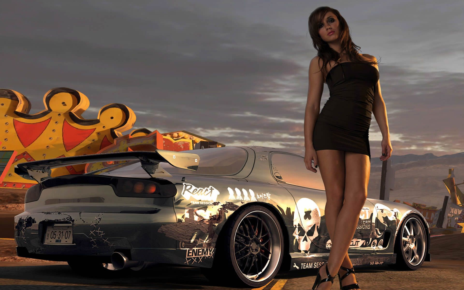 Girl For Speed Most Wanted Wallpaper
