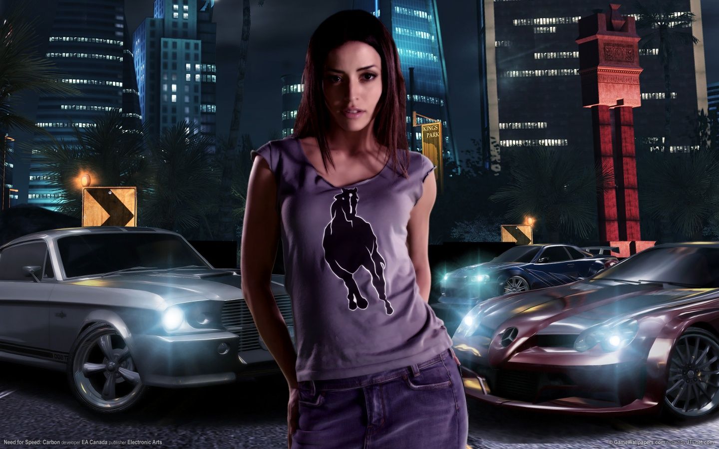 Need for speed carbon Girl 2 Wallpaper in jpg format for free