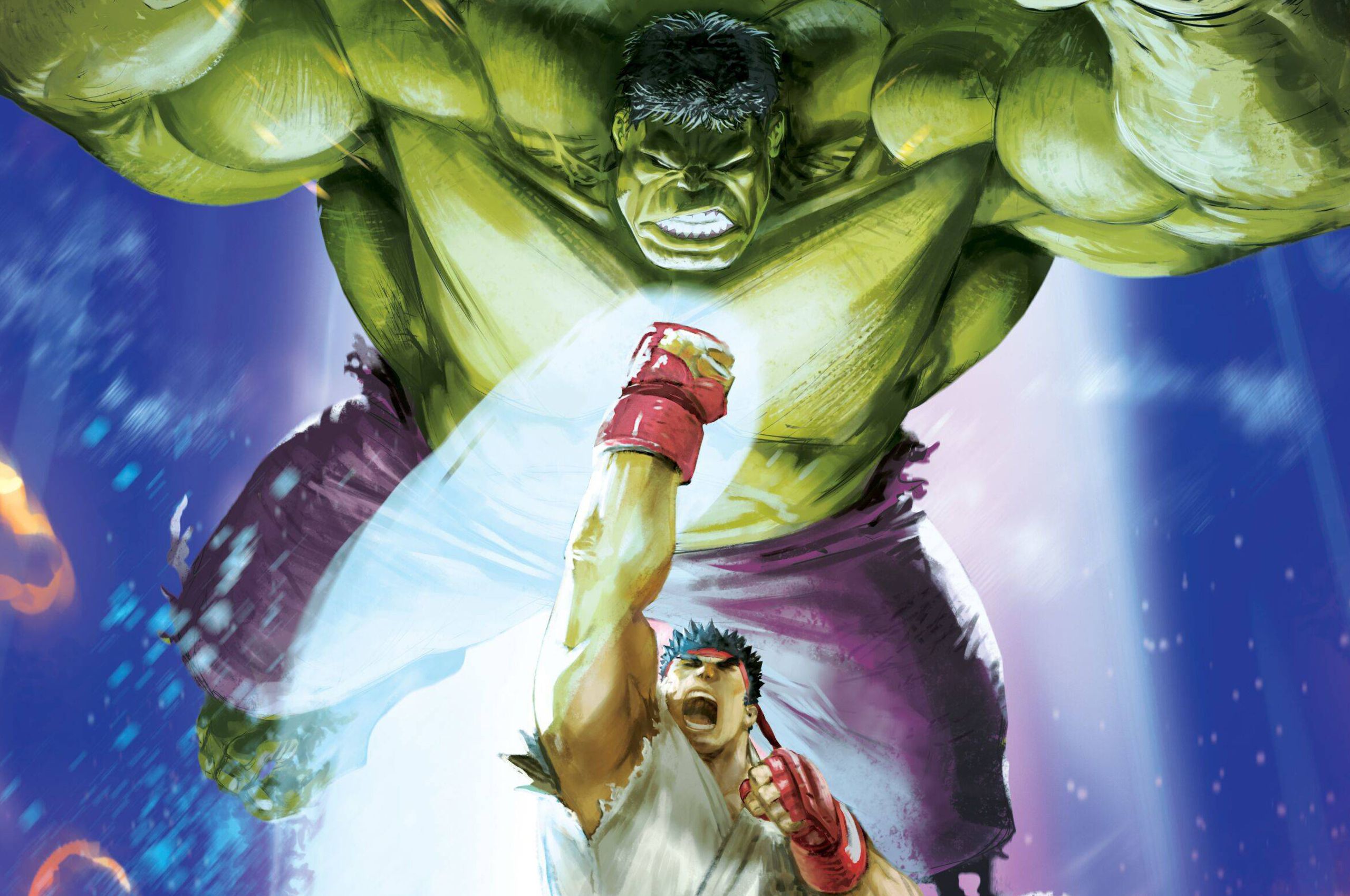 Hulk Vs Anime Guy Chromebook Pixel HD 4k Wallpaper
