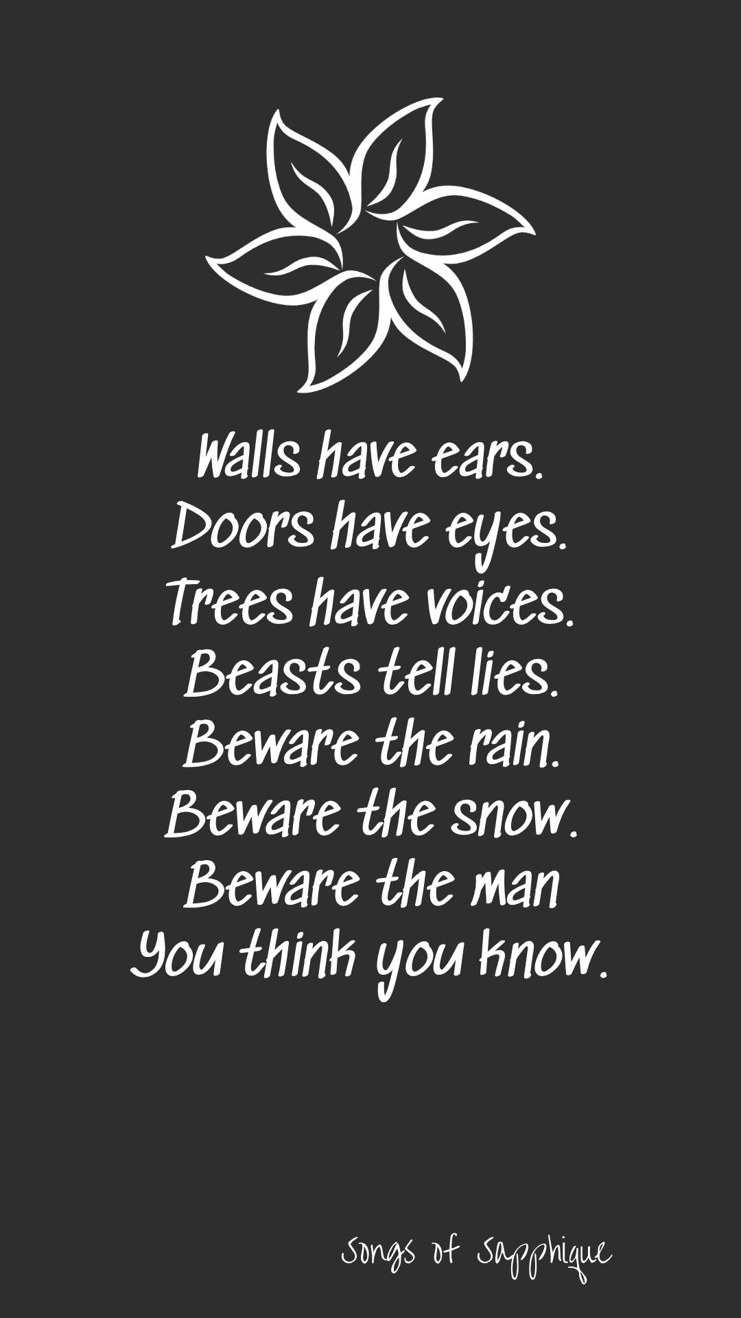 Scary Quotes Wallpaper for Android