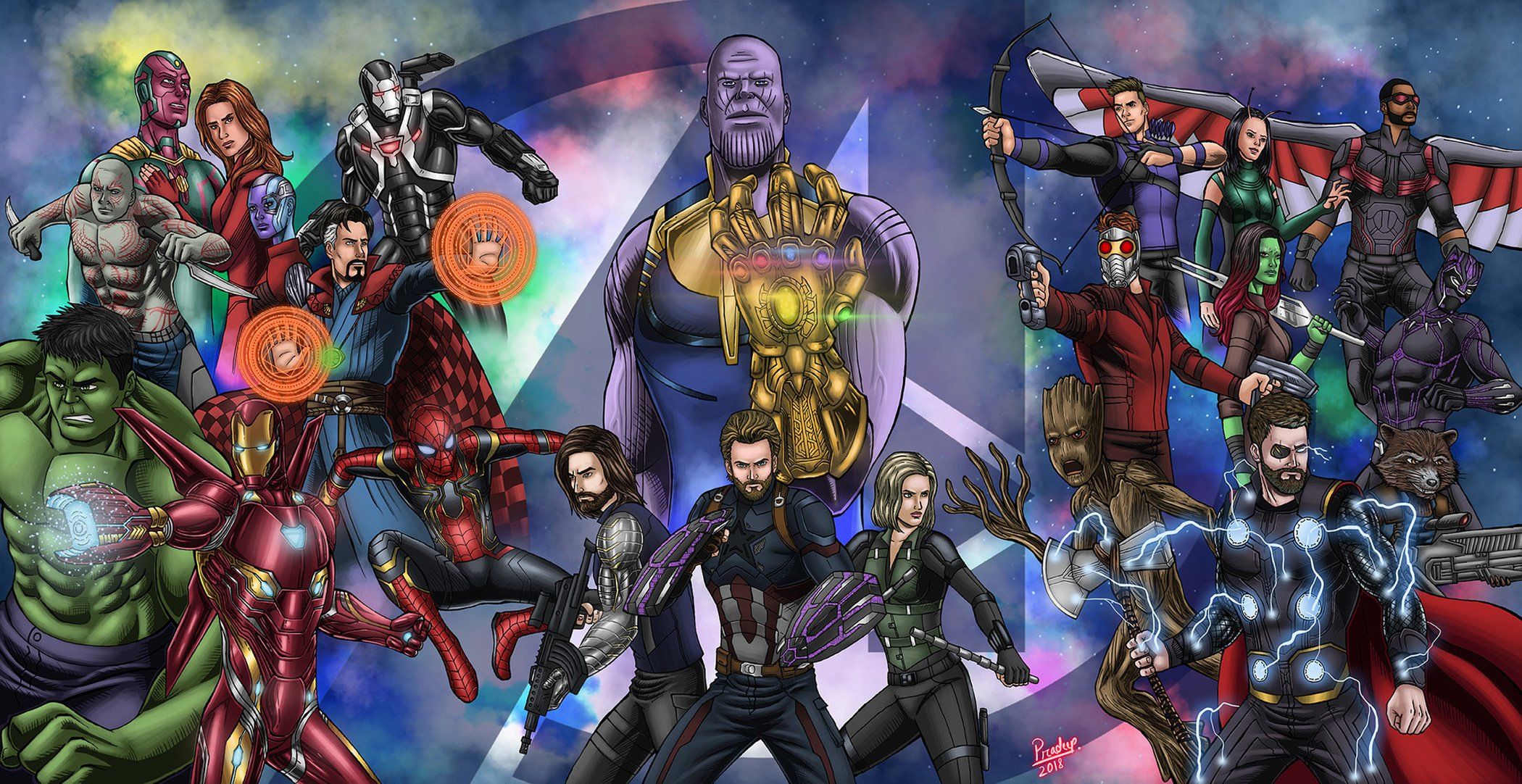 Avengers Fan Art Wallpaper