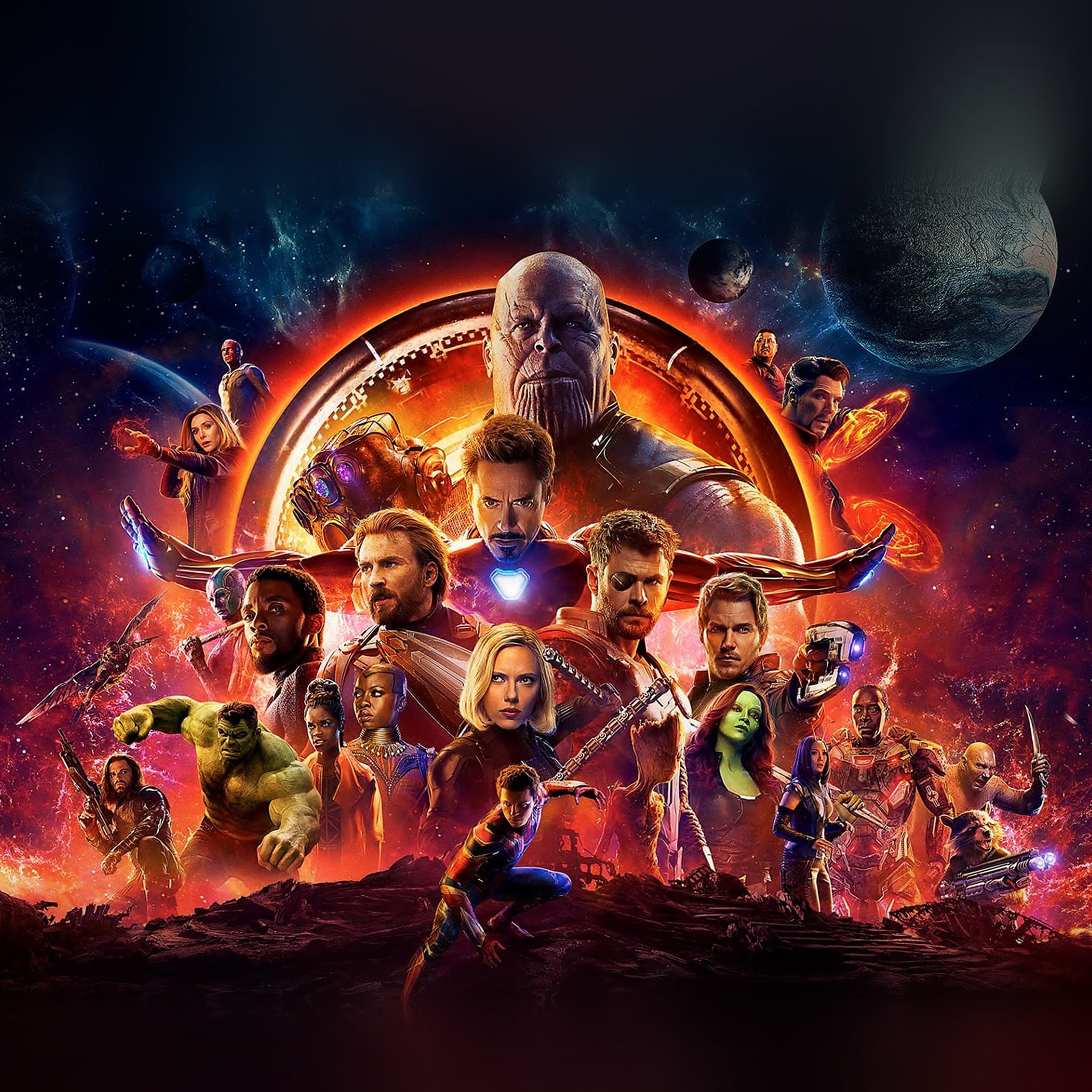 Infinity War Marvel Avengers Hero Art Illustration Wallpaper