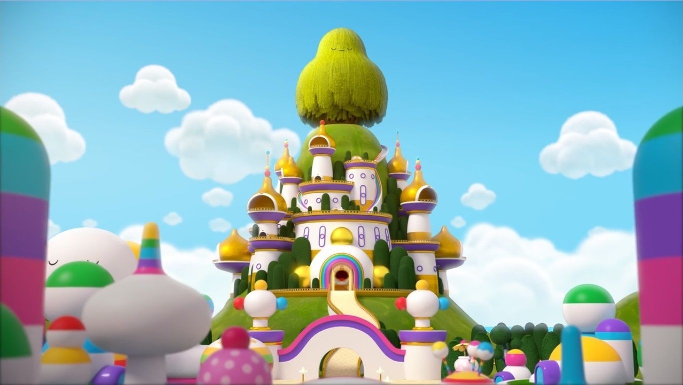 Rainbow Castle. Rainbow birthday party, Free birthday stuff, Free