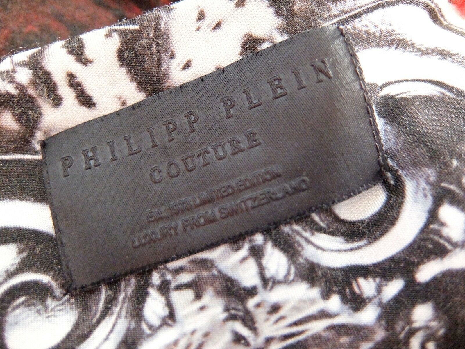 Philipp Plein Kleid S S S Pp Dress Shirt Tartan Red