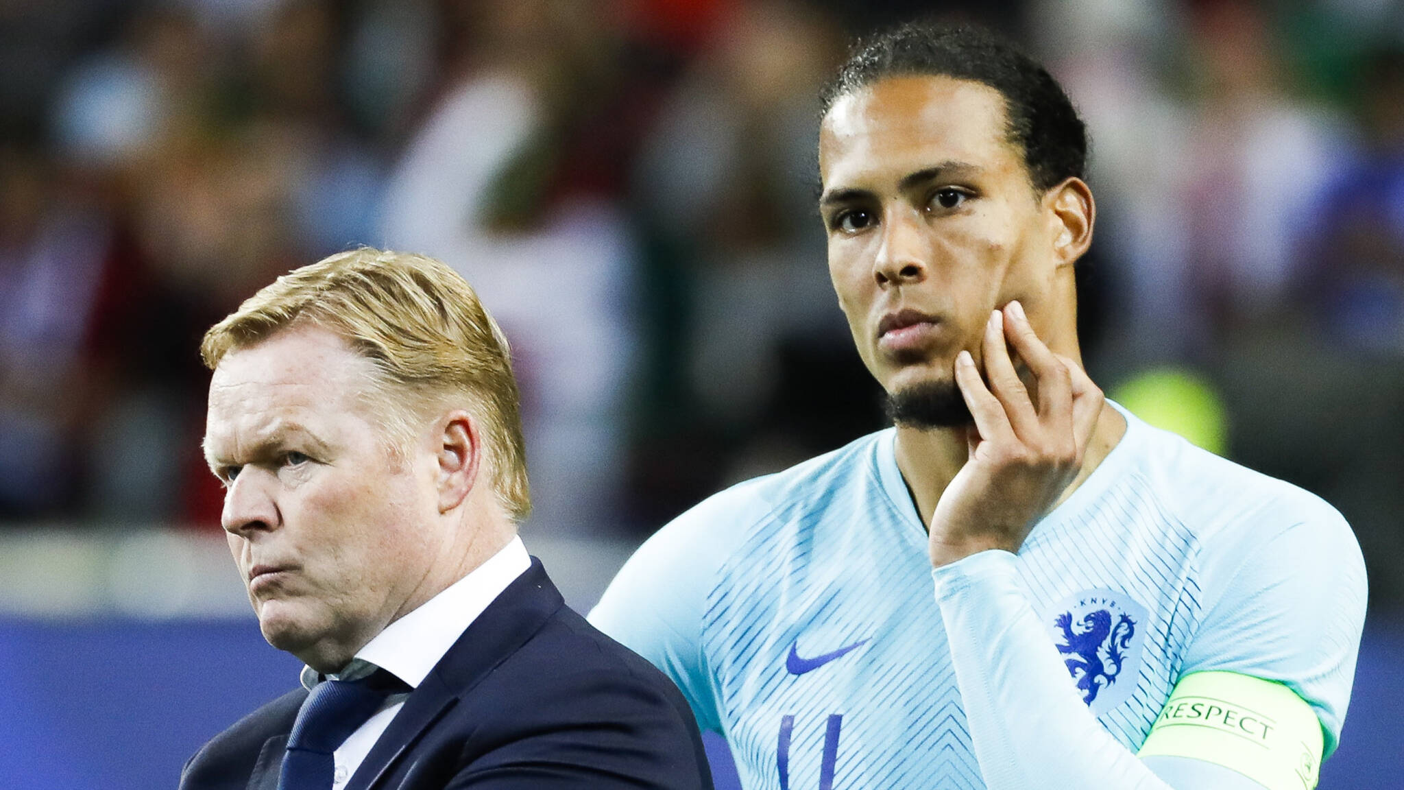 Van Dijk en Koeman kijken vooruit: 'Maken grote stappen, trots op spelers'