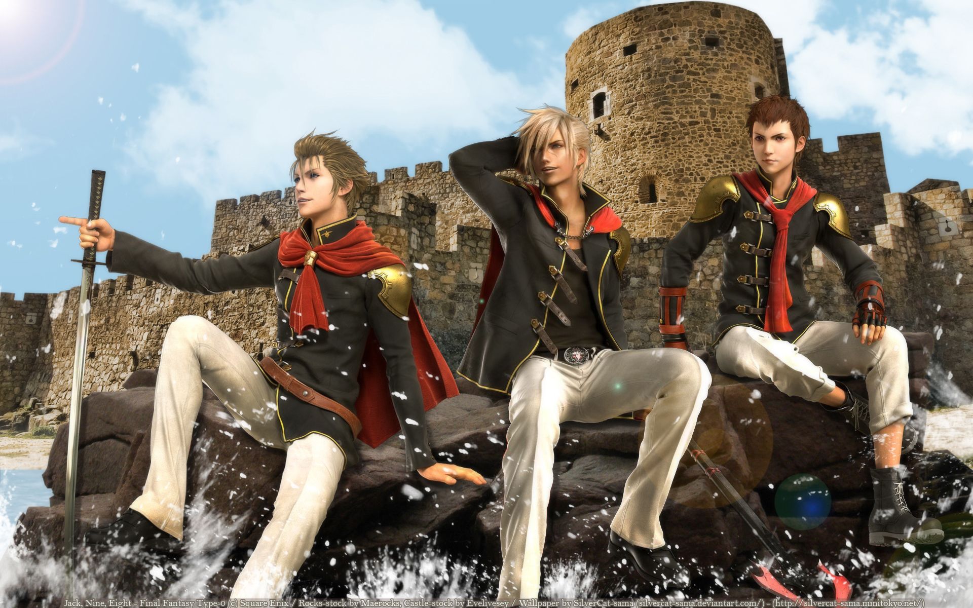 Final Fantasy Type 0 Wallpaper: FF Type 0 Trio