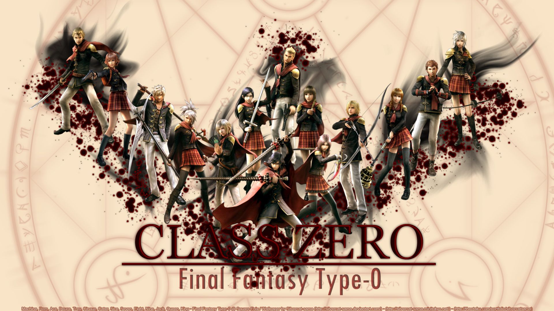 Final Fantasy Type 0 Wallpaper: Class Zero